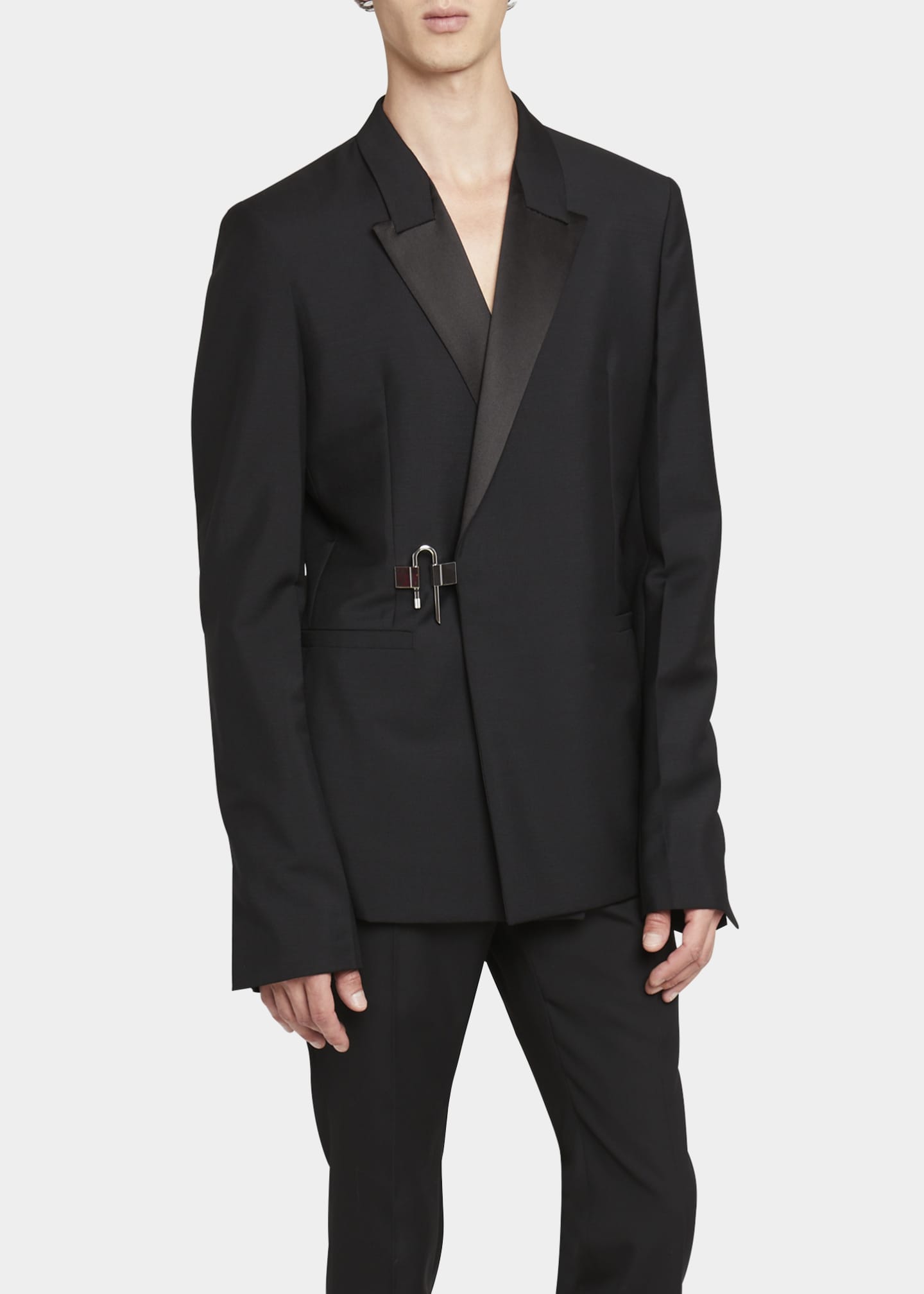 Givenchy Men's U-Lock Harness Slim Suit Jacket - Bergdorf Goodman