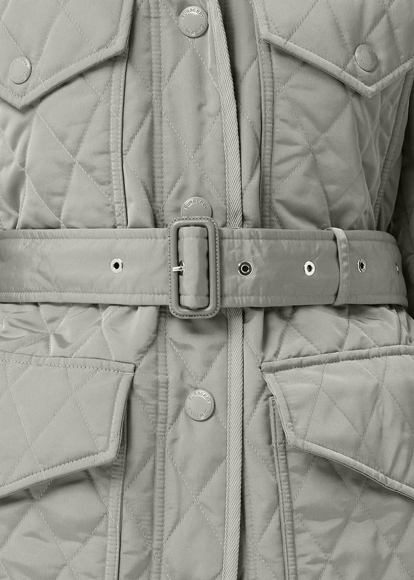 Burberry Kemble Quilted Jacket with Belt Bergdorf Goodman
