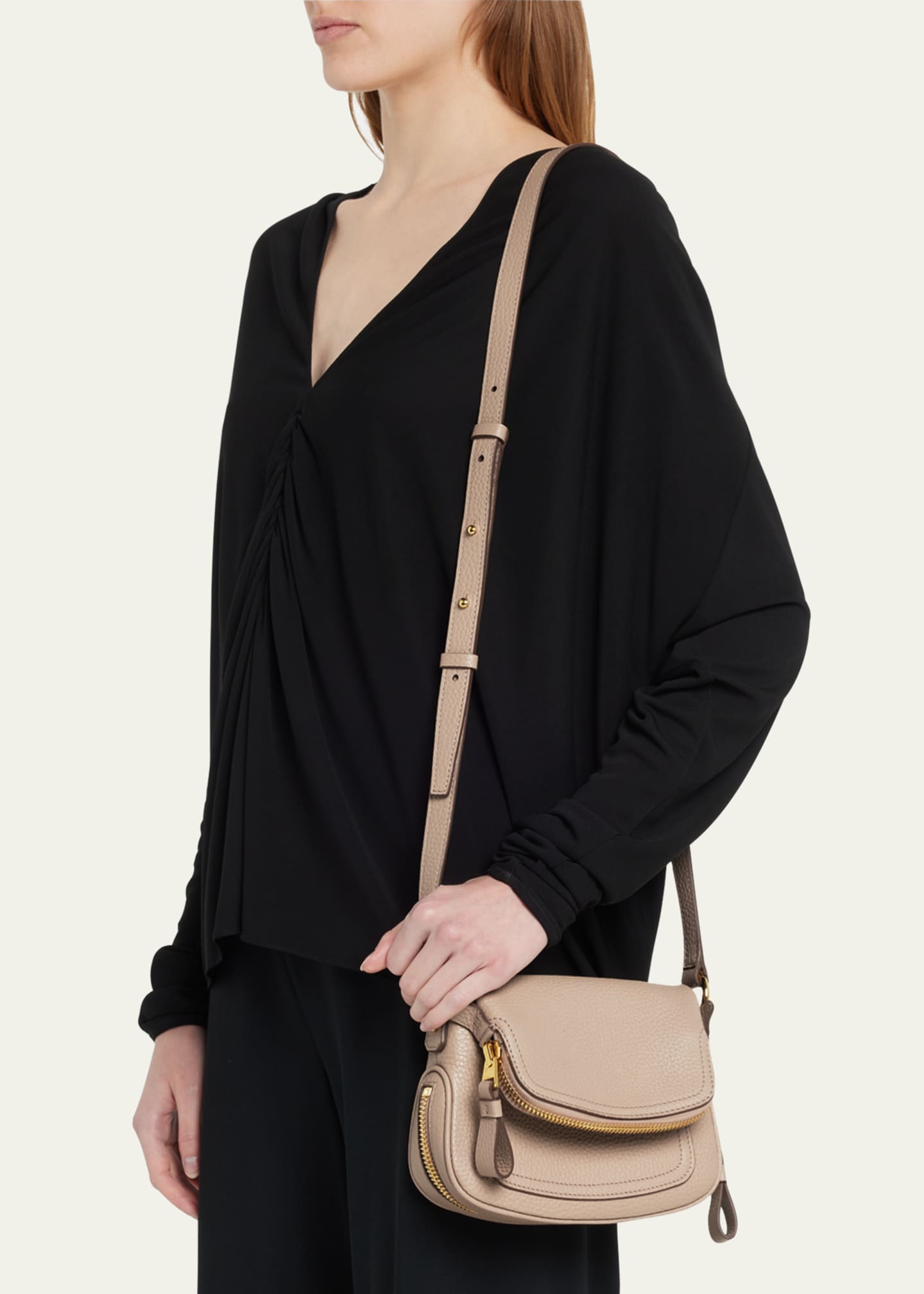 TOM FORD Jennifer Mini Crossbody in Grained Leather Bergdorf Goodman