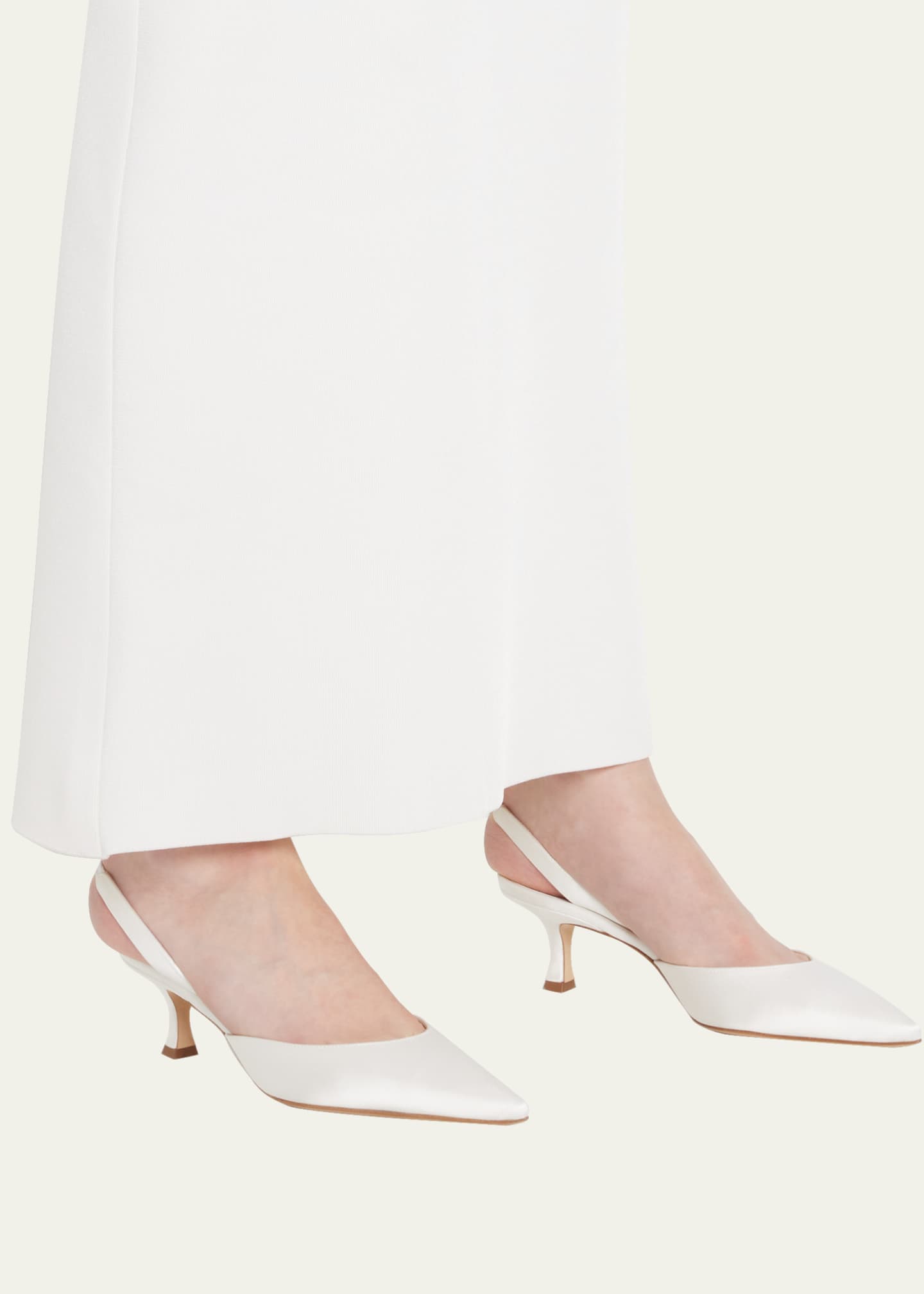 Manolo Blahnik Carolyne Kitten Heel Halter Pumps Bergdorf Goodman