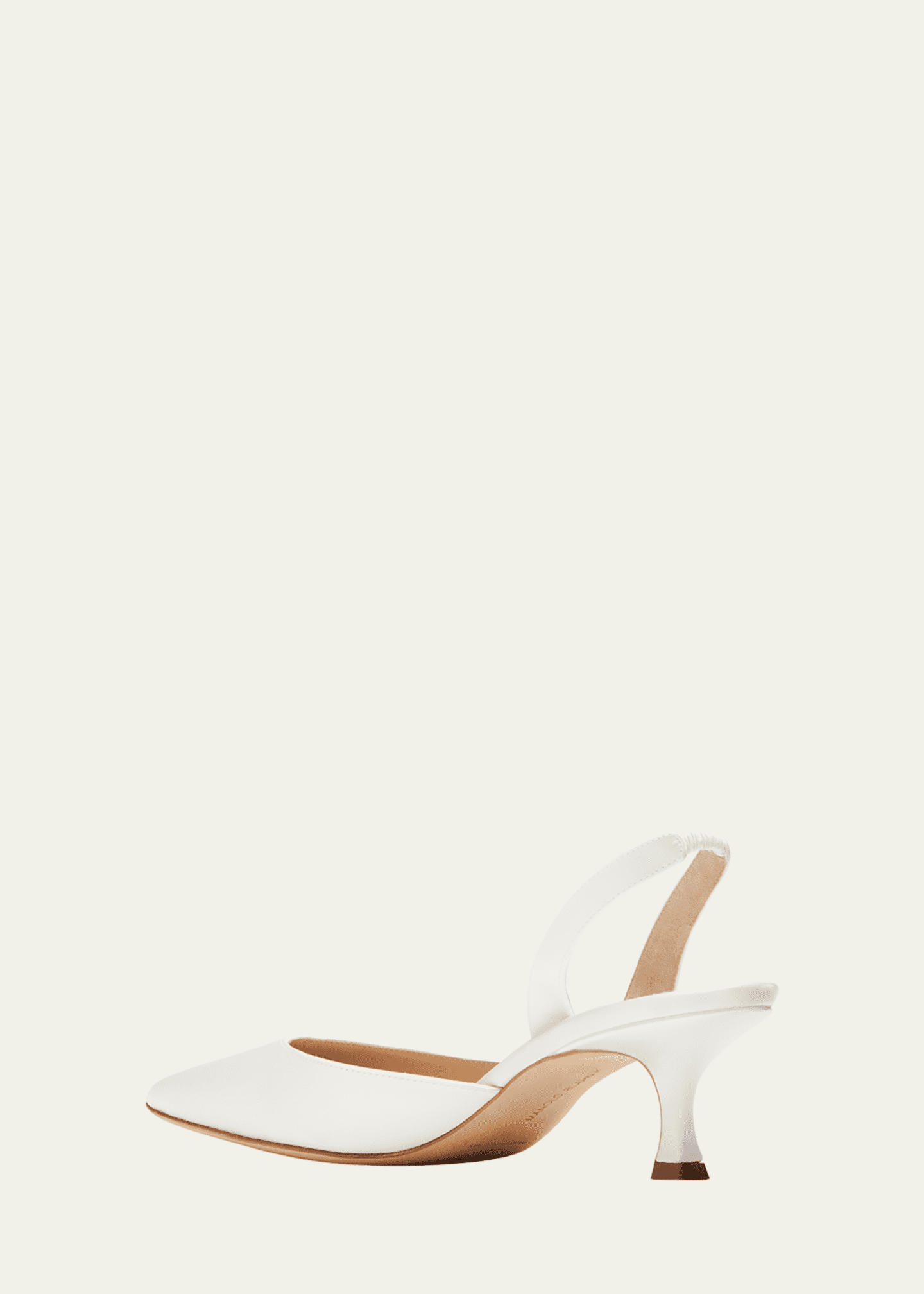 Manolo Blahnik Carolyne Kitten-Heel Halter Pumps Image 4 of 5