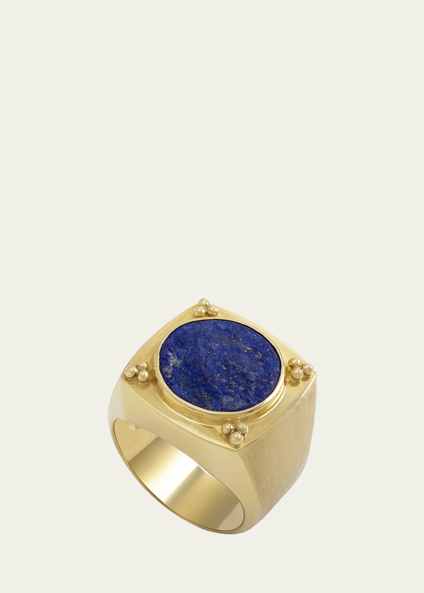 Jorge Adeler Men s 18K Yellow Gold Lapis Ring Bergdorf Goodman