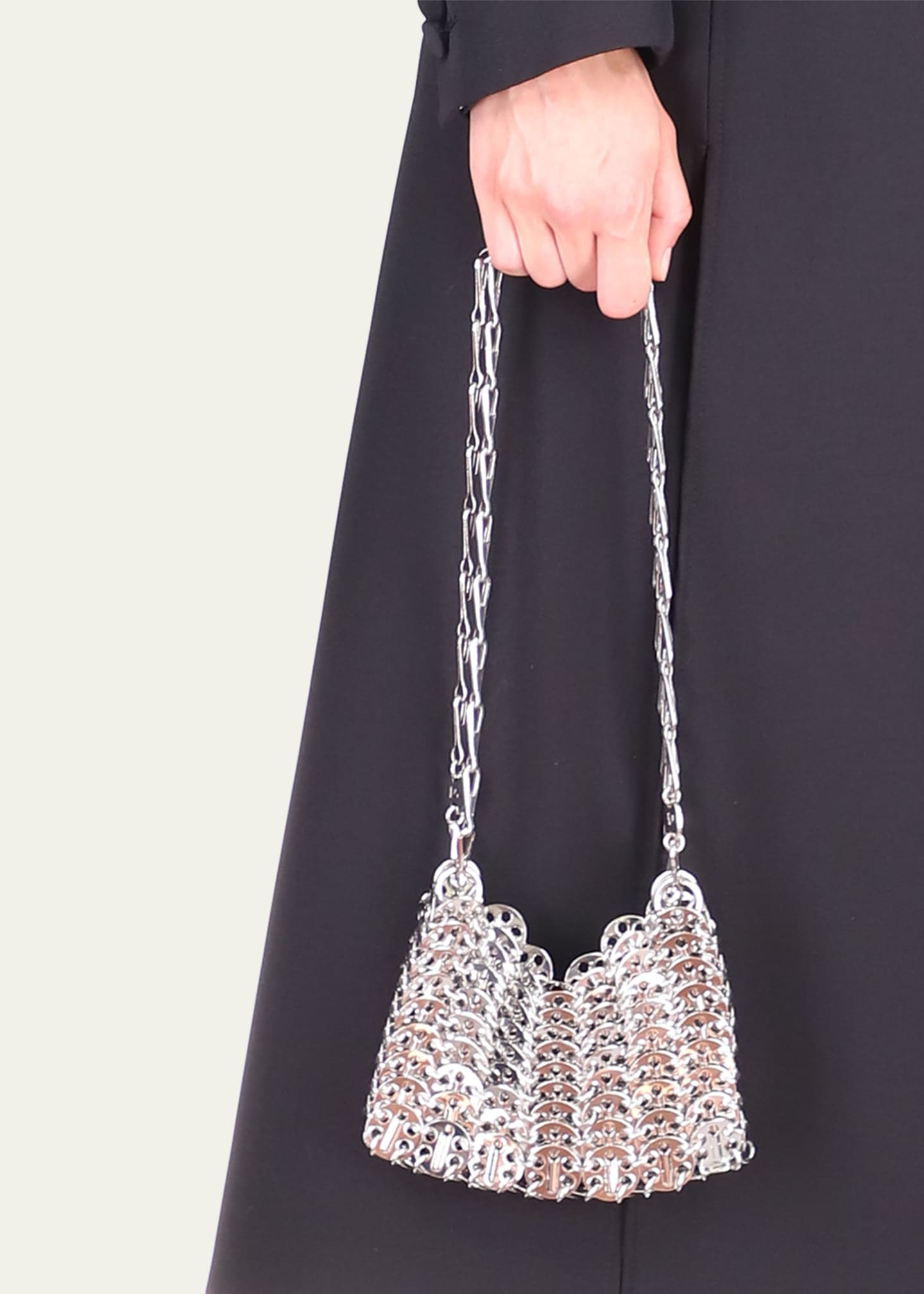 Iconic Silver Nano 1969 bag | Rabanne