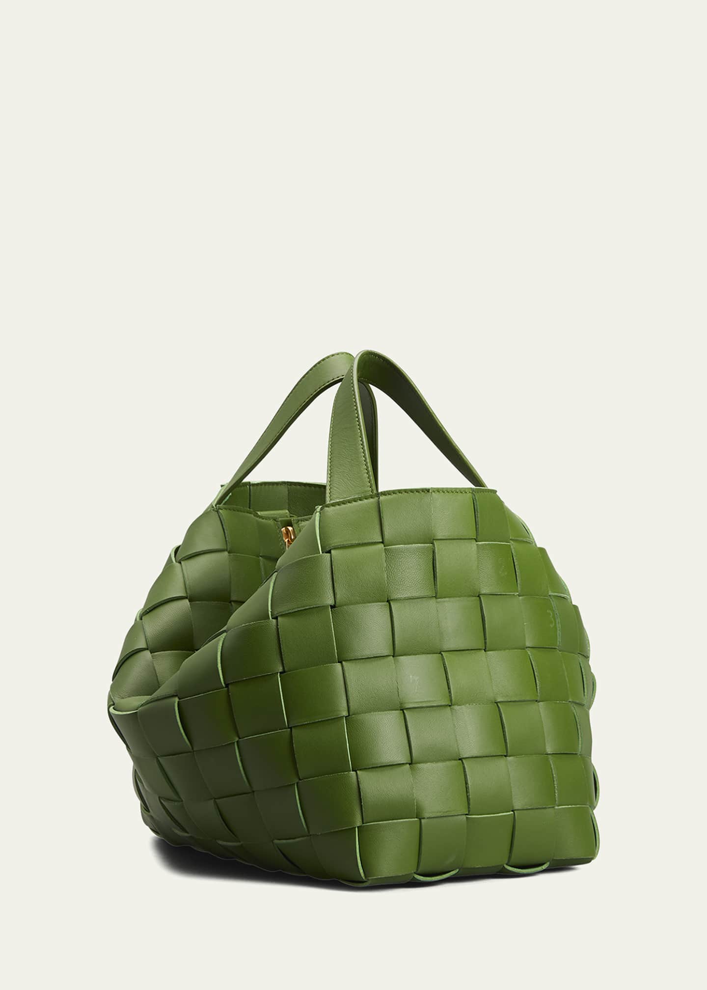 Bottega Veneta Cassette - Green - Woman - Lambskin