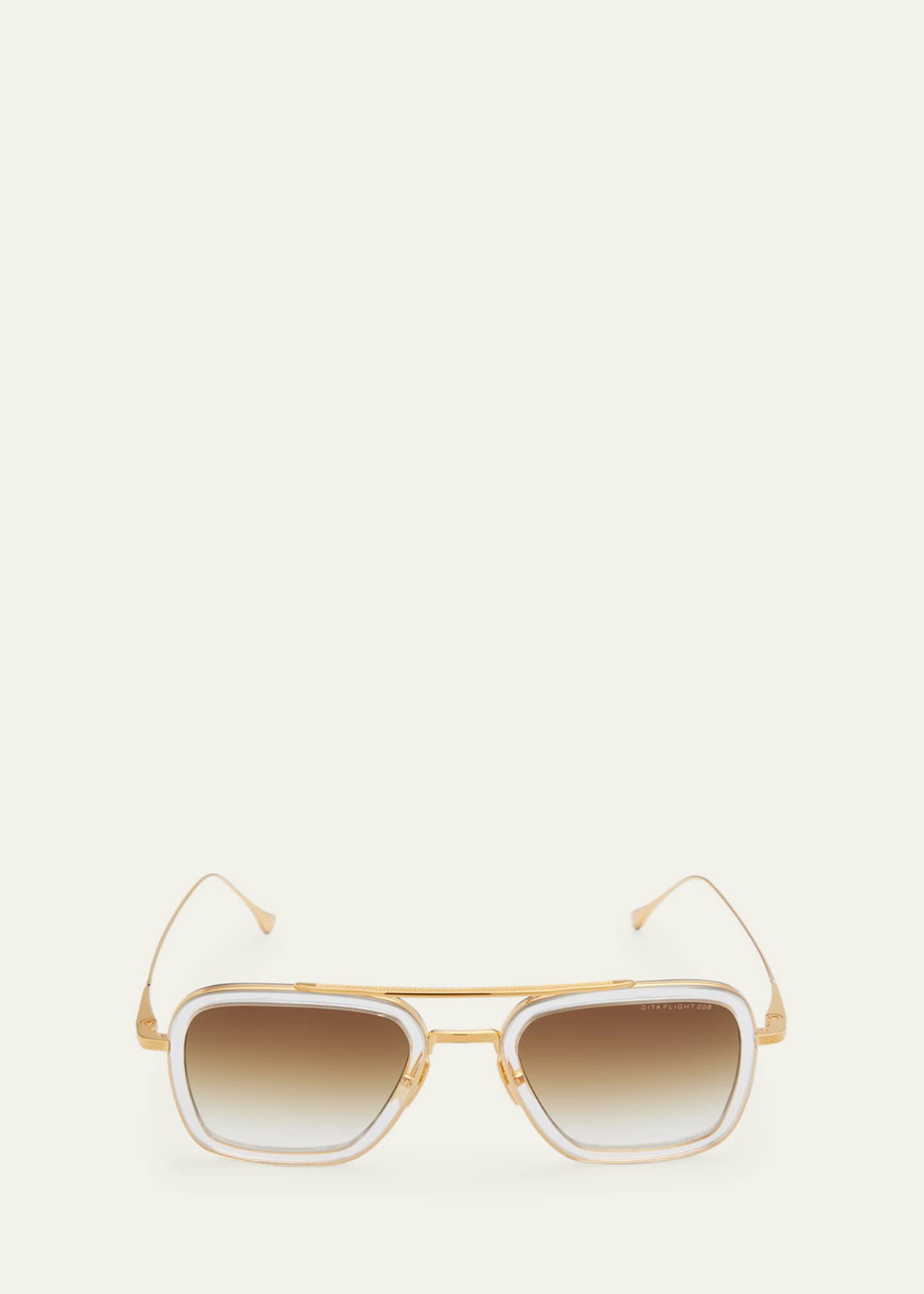 Dita Flight .005 Square Aviator Unisex Sunglasses DRX 7805 E