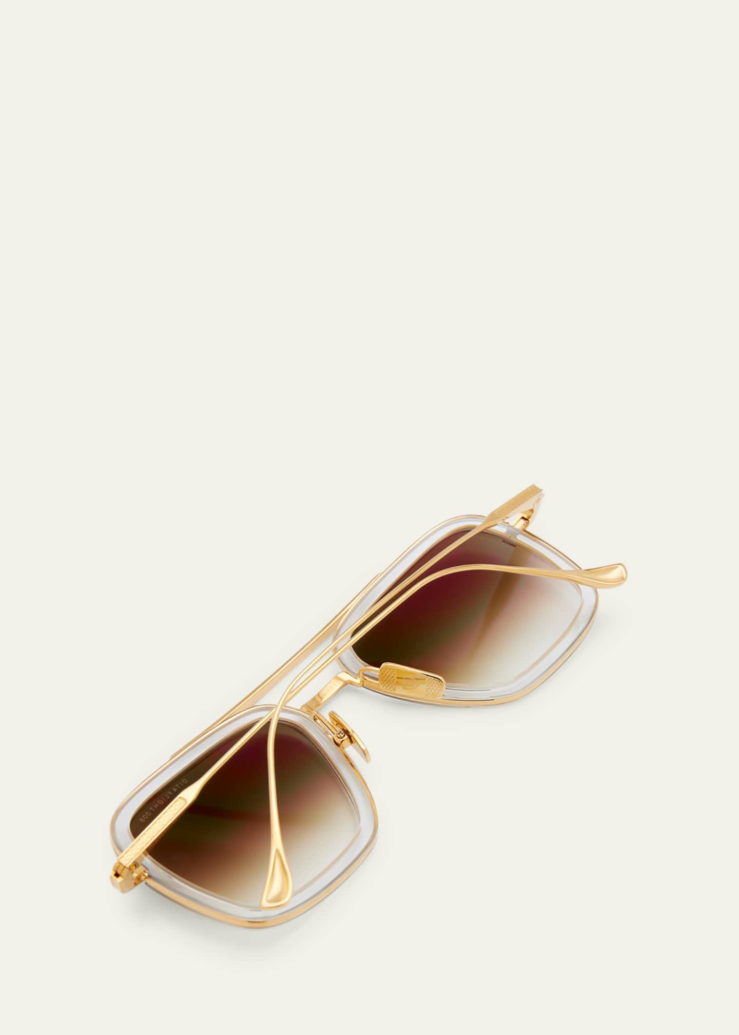 Dita Flight .005 Square Aviator Unisex Sunglasses DRX 7805 E main image 1