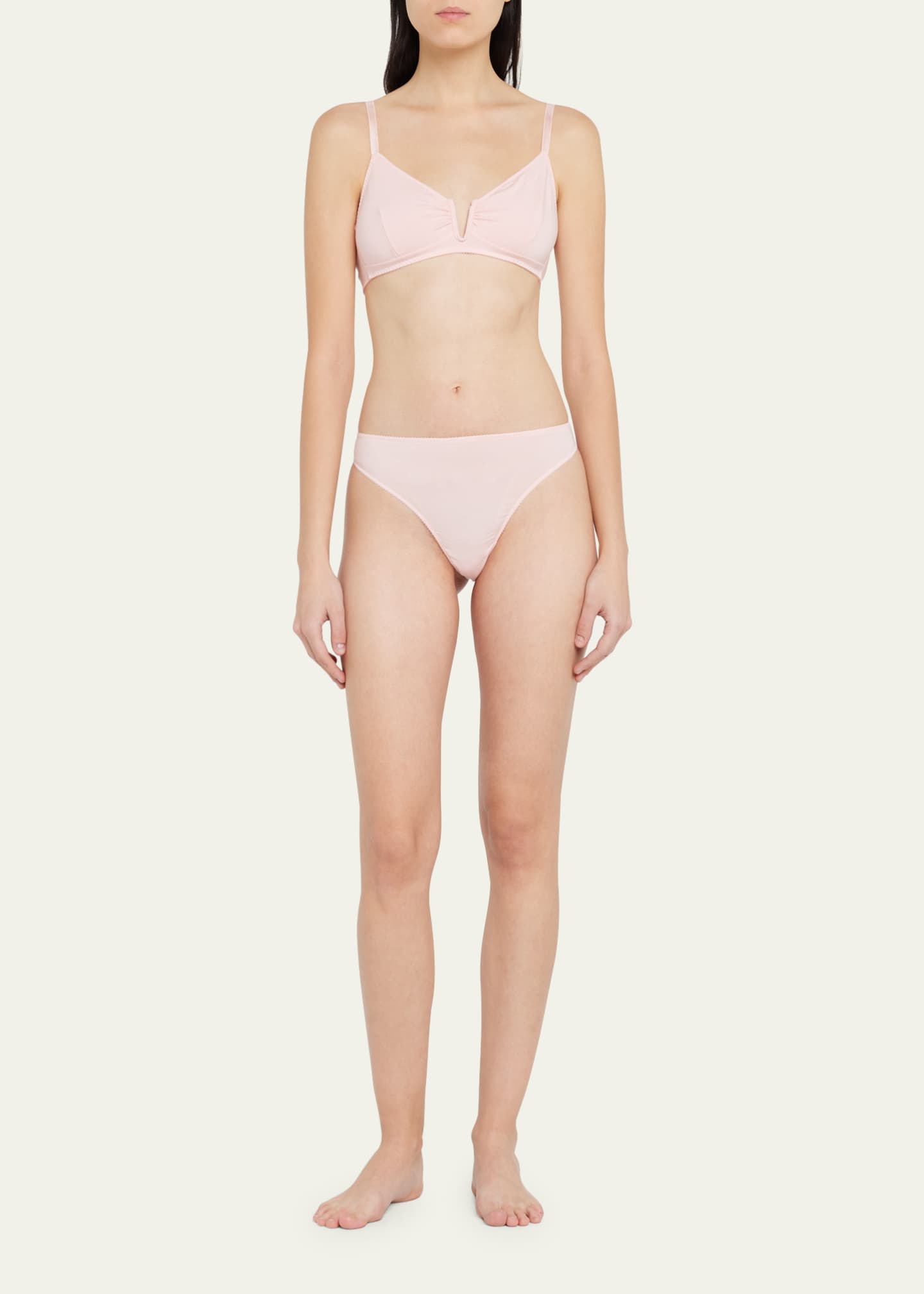 Videris Lingerie Whitney MidRise Thong Bergdorf Goodman