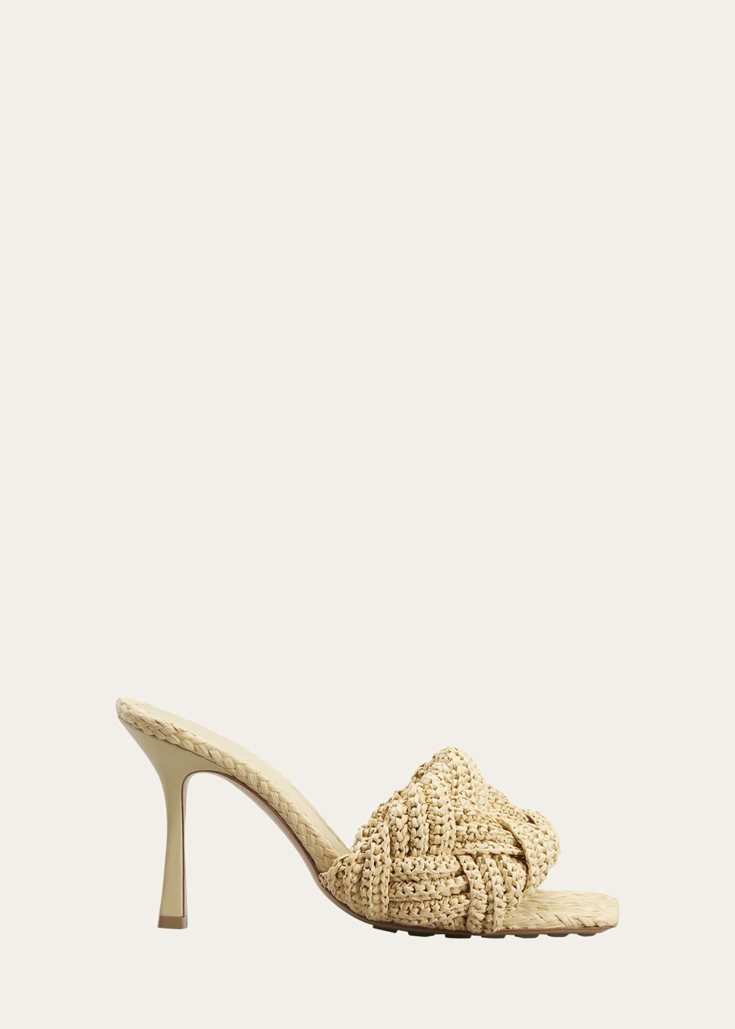 Bottega Veneta Lido Woven Stiletto Mule Sandals - Bergdorf Goodman