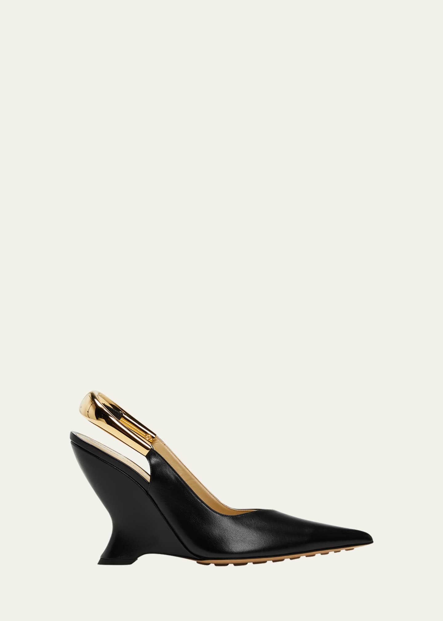 Bottega Veneta Punta Slingback Wedge Pumps - Bergdorf Goodman