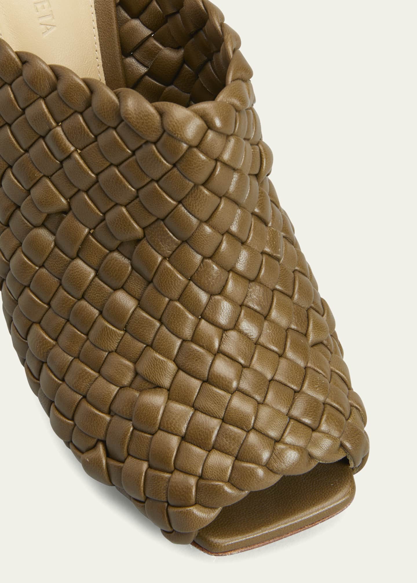 Peep toe woven sandals outlet