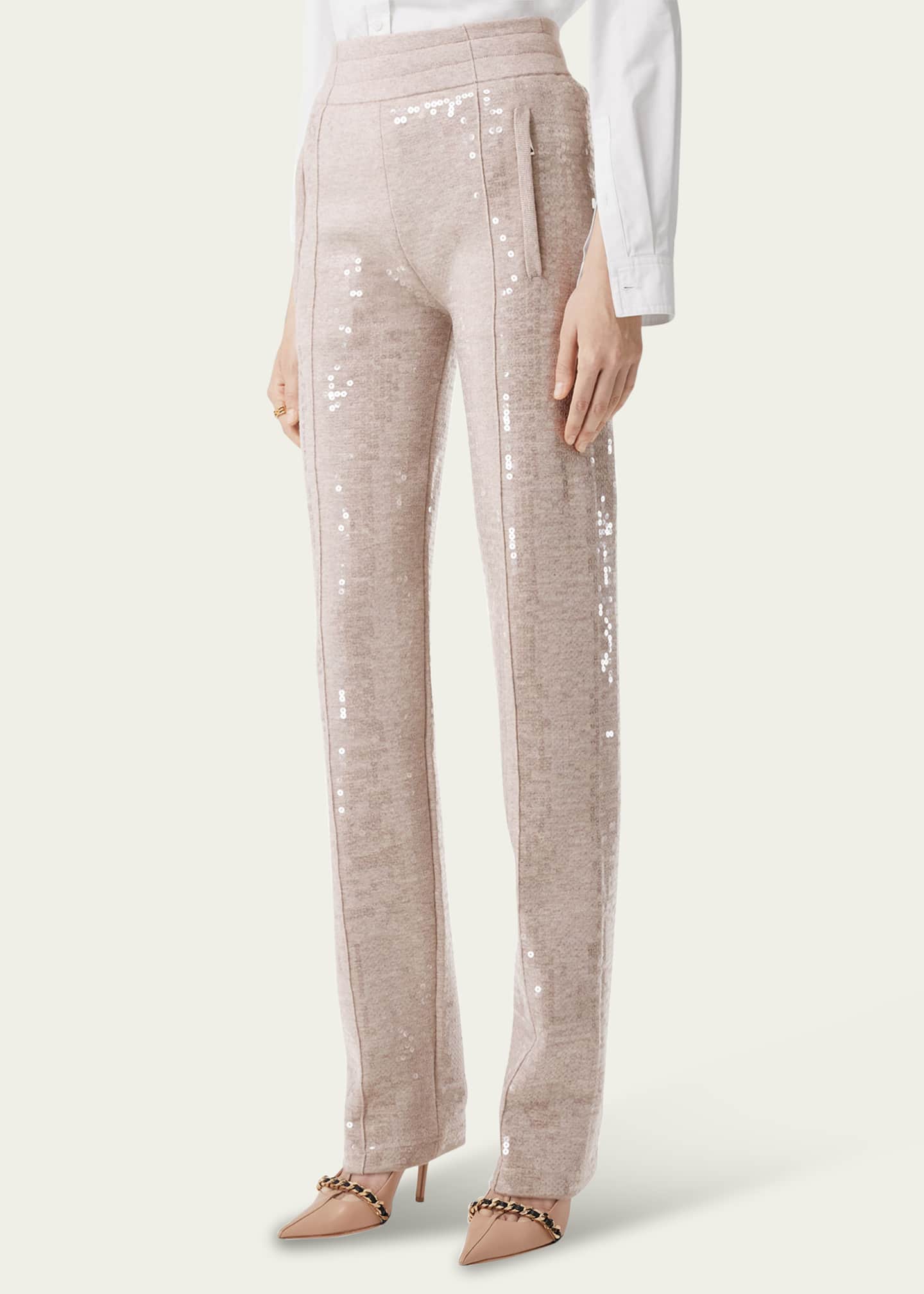 Burberry pants womens silver store