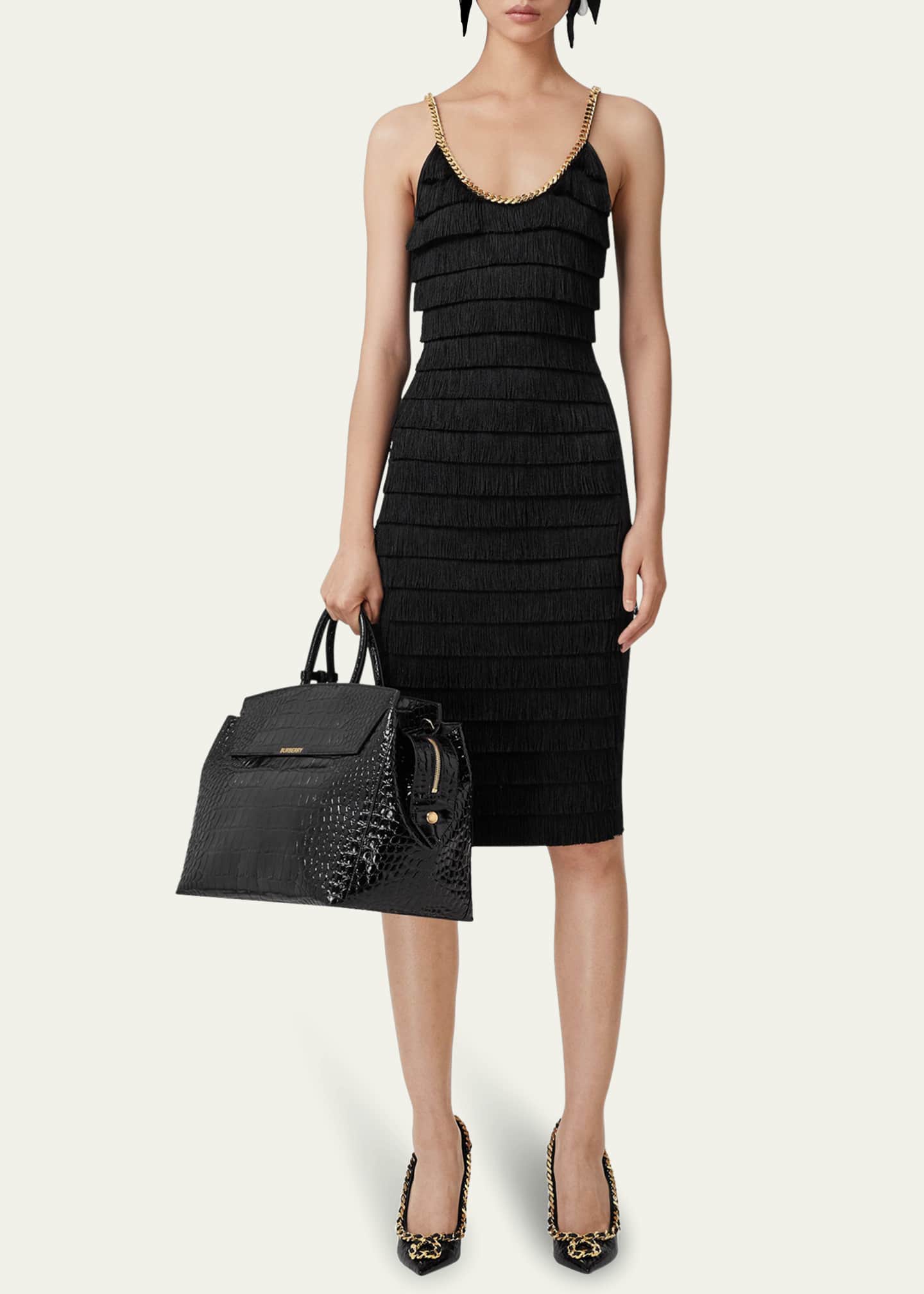 Burberry best sale fringe dress