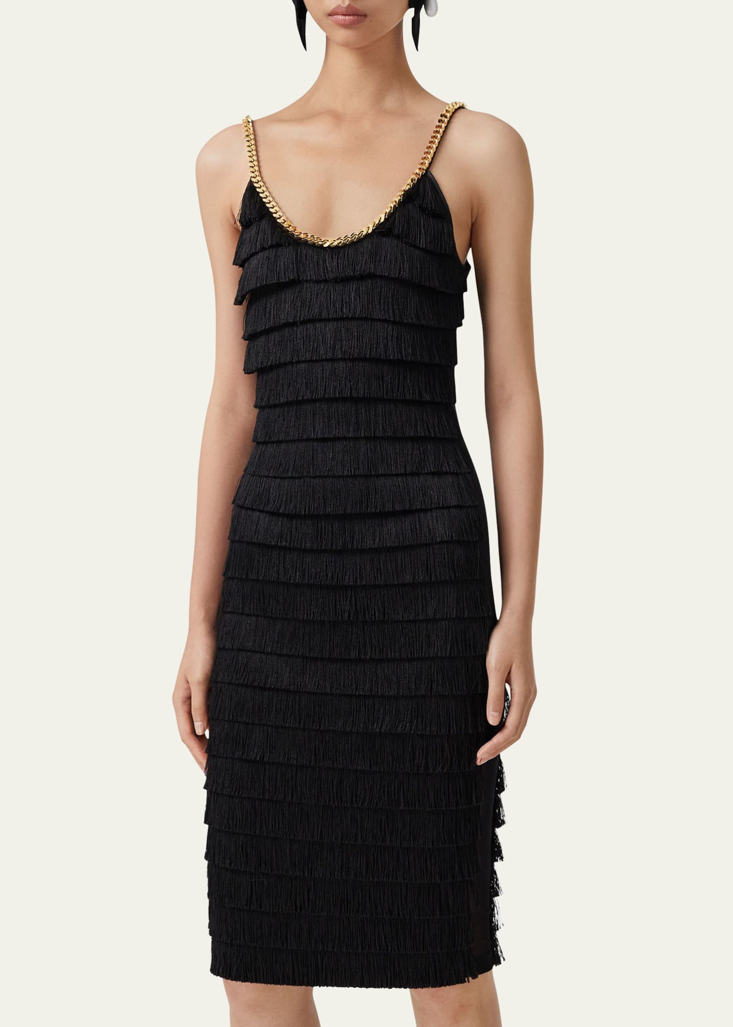 Burberry fringe discount dress