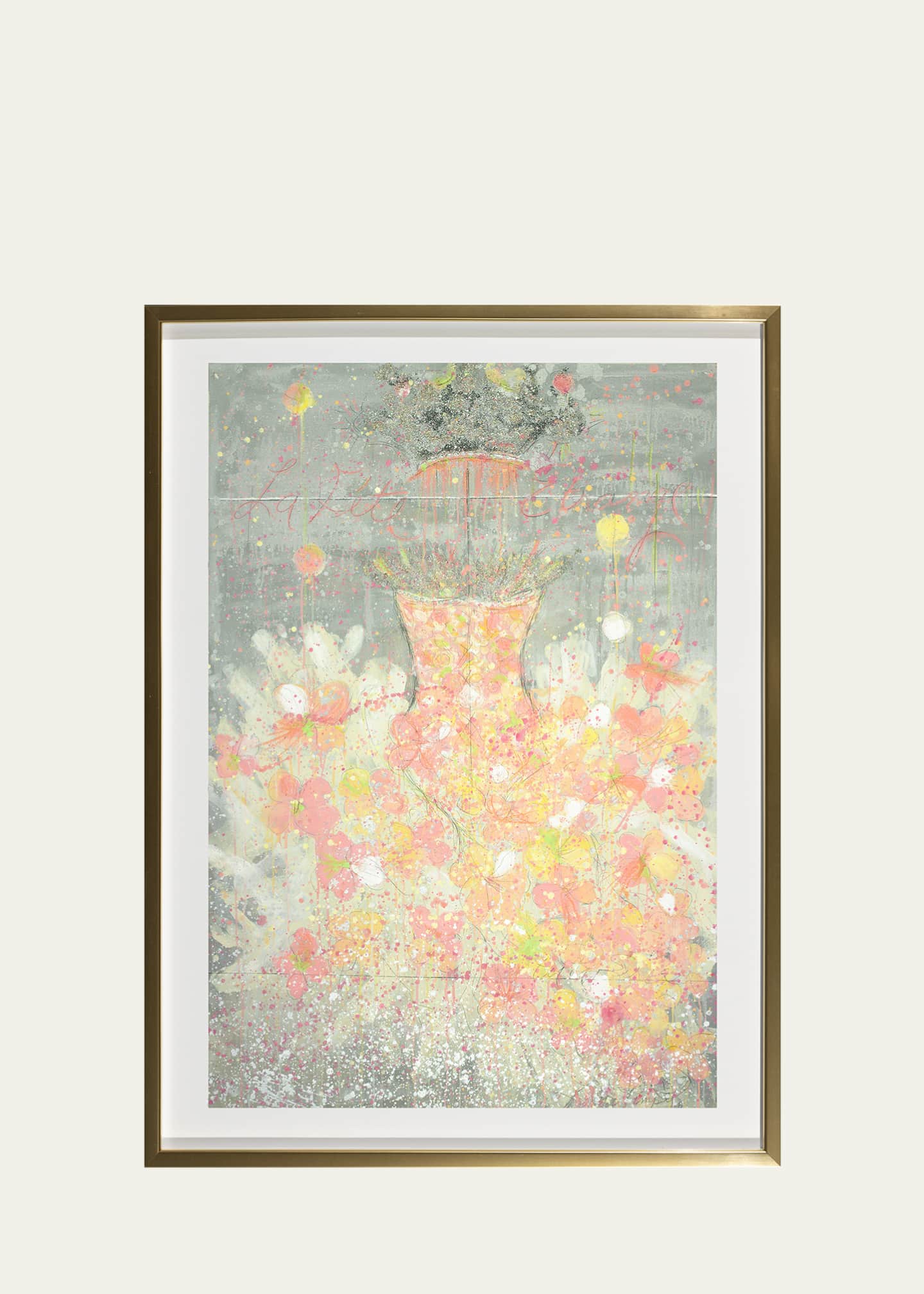 RFA Fine Art "Champagne Rose" Giclee by Lenore Gimpert