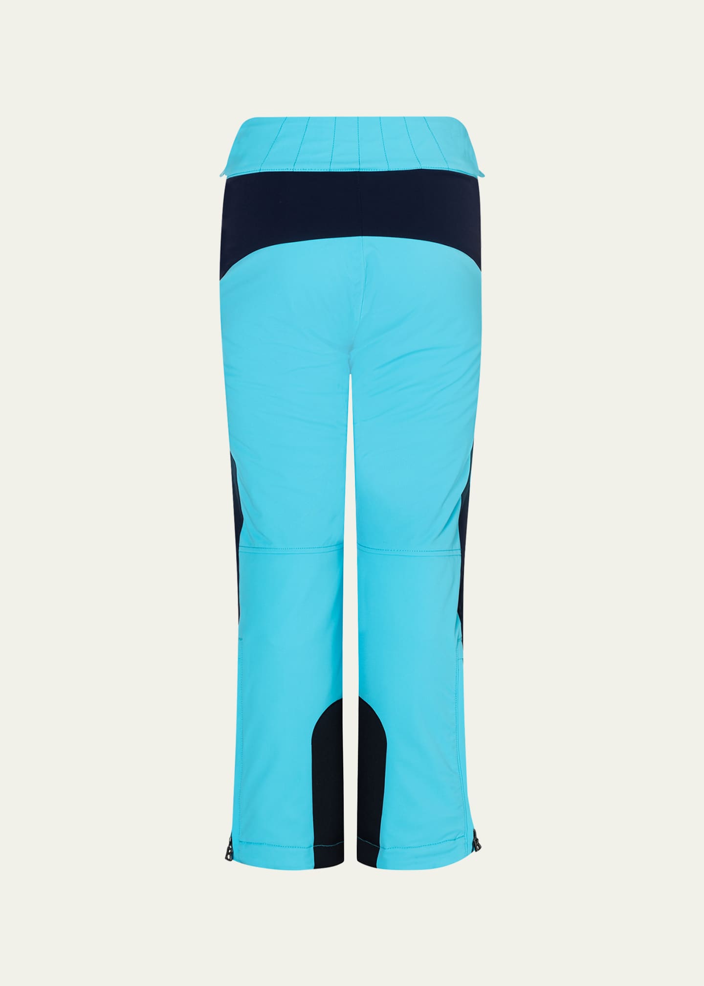 Topshop Sno slim leg ski pants with stirrups in blue