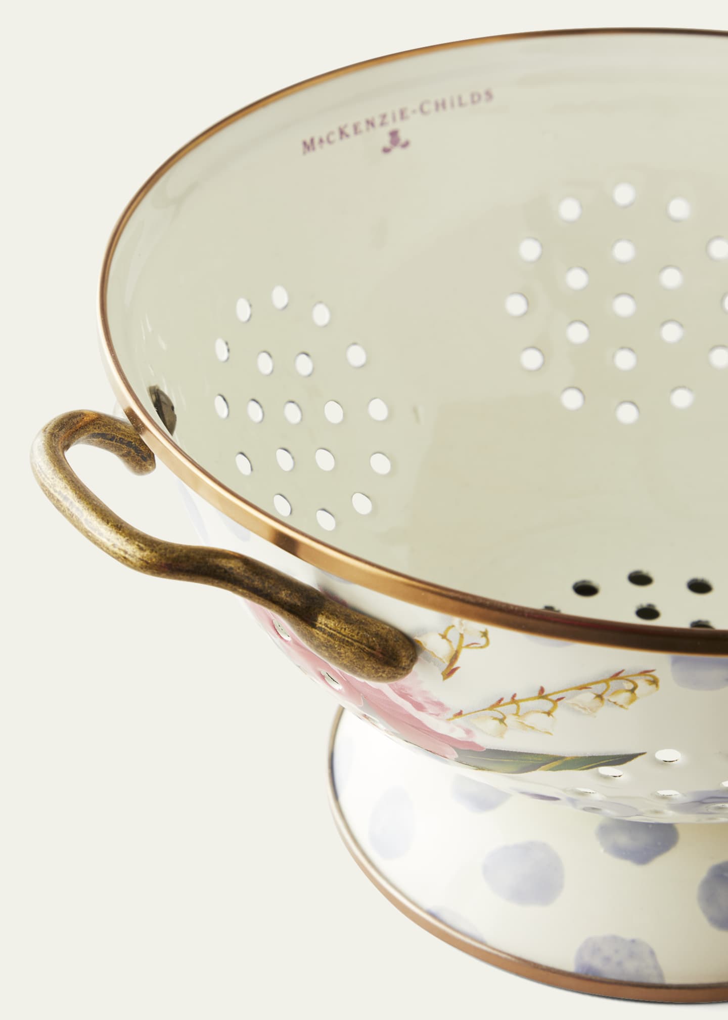 MacKenzie-Childs Wildflowers Enamel Large Colander Image 2 of 4