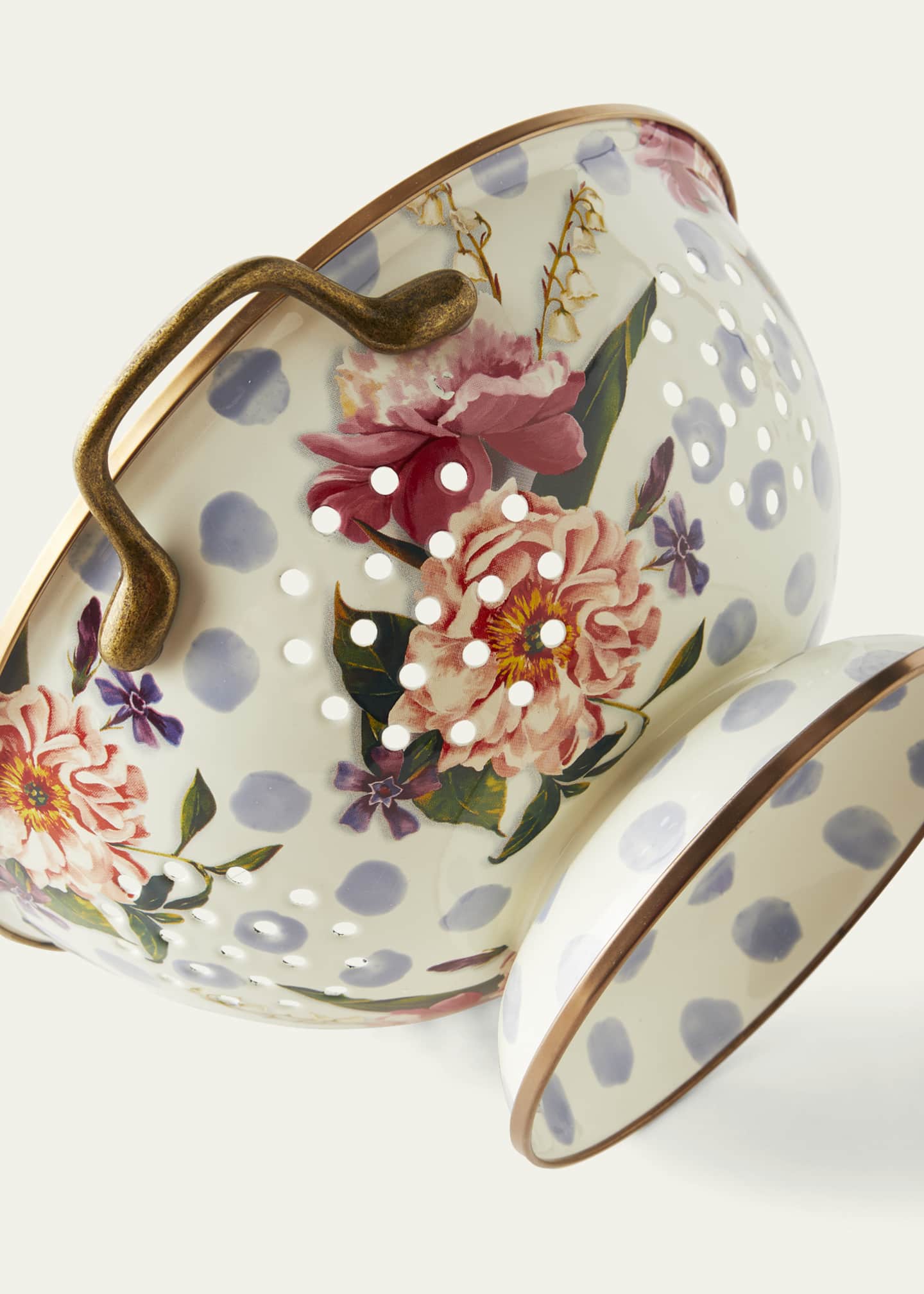 MacKenzie-Childs Wildflowers Enamel Large Colander Image 3 of 4