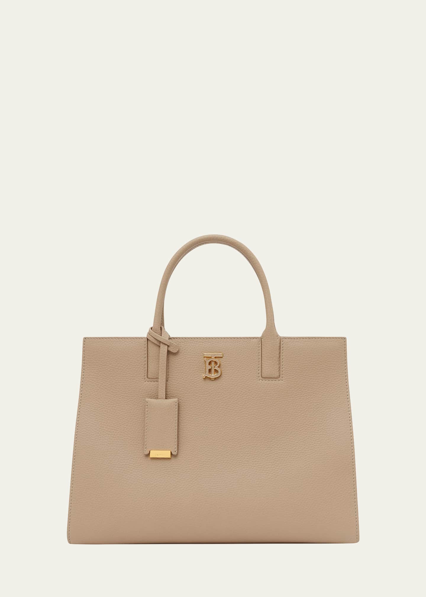 Burberry Frances Grainy Leather Satchel Bag Bergdorf Goodman