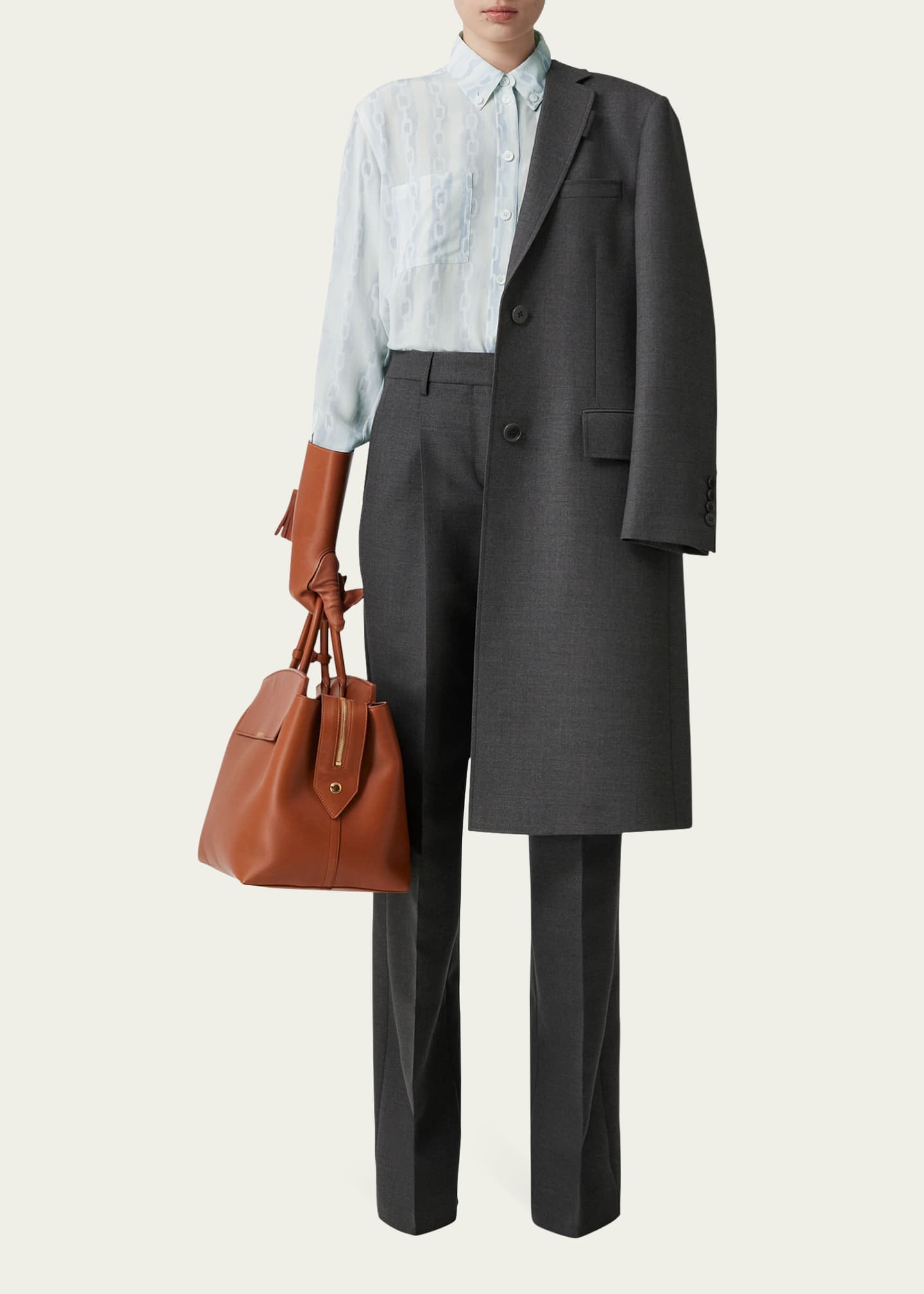 Burberry wool 2025 pants