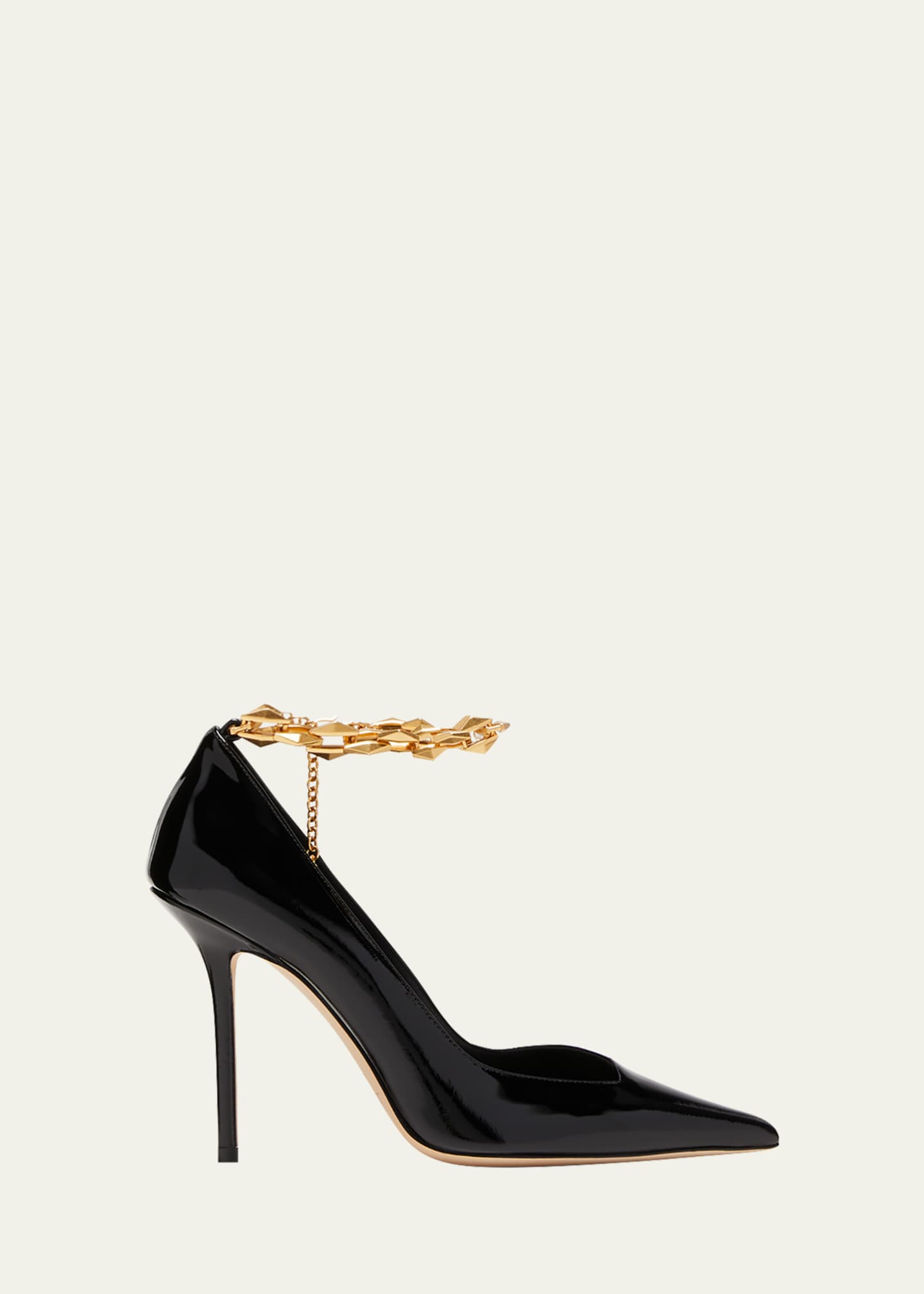 Jimmy Choo Diamond Talura AnkleChain Pumps Bergdorf Goodman