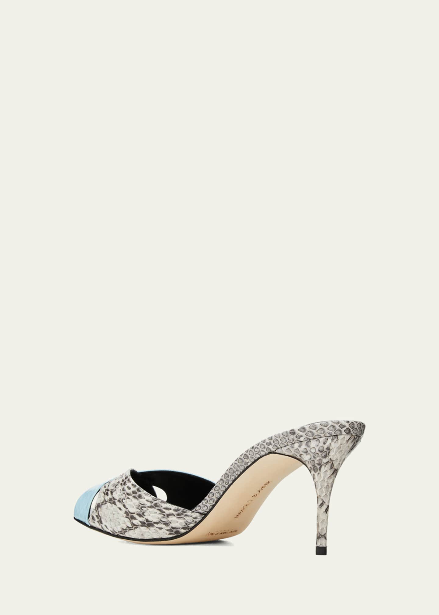 report tosh snakeskin mule