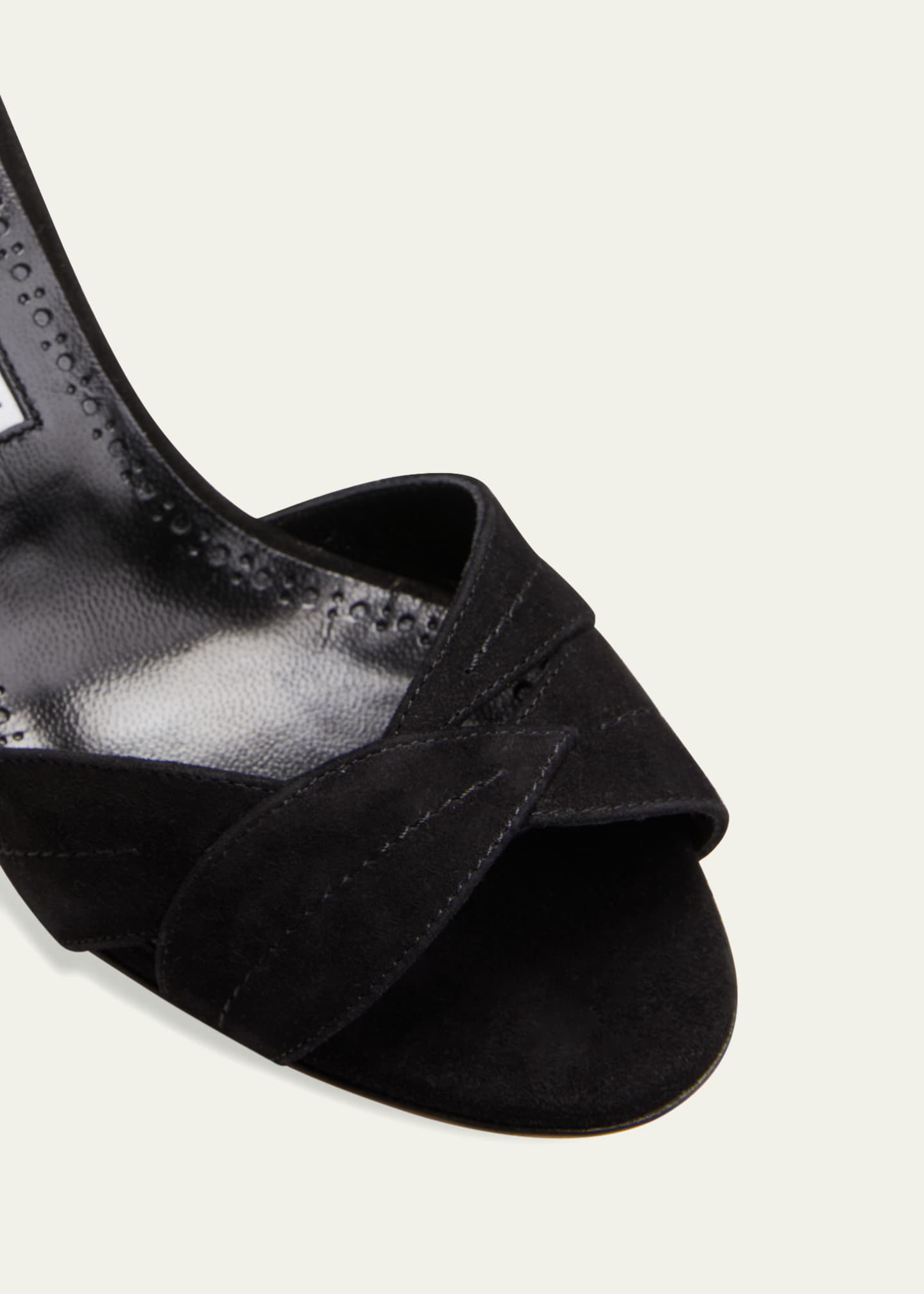 Manolo Blahnik Siemu Suede Mule Sandals Bergdorf Goodman