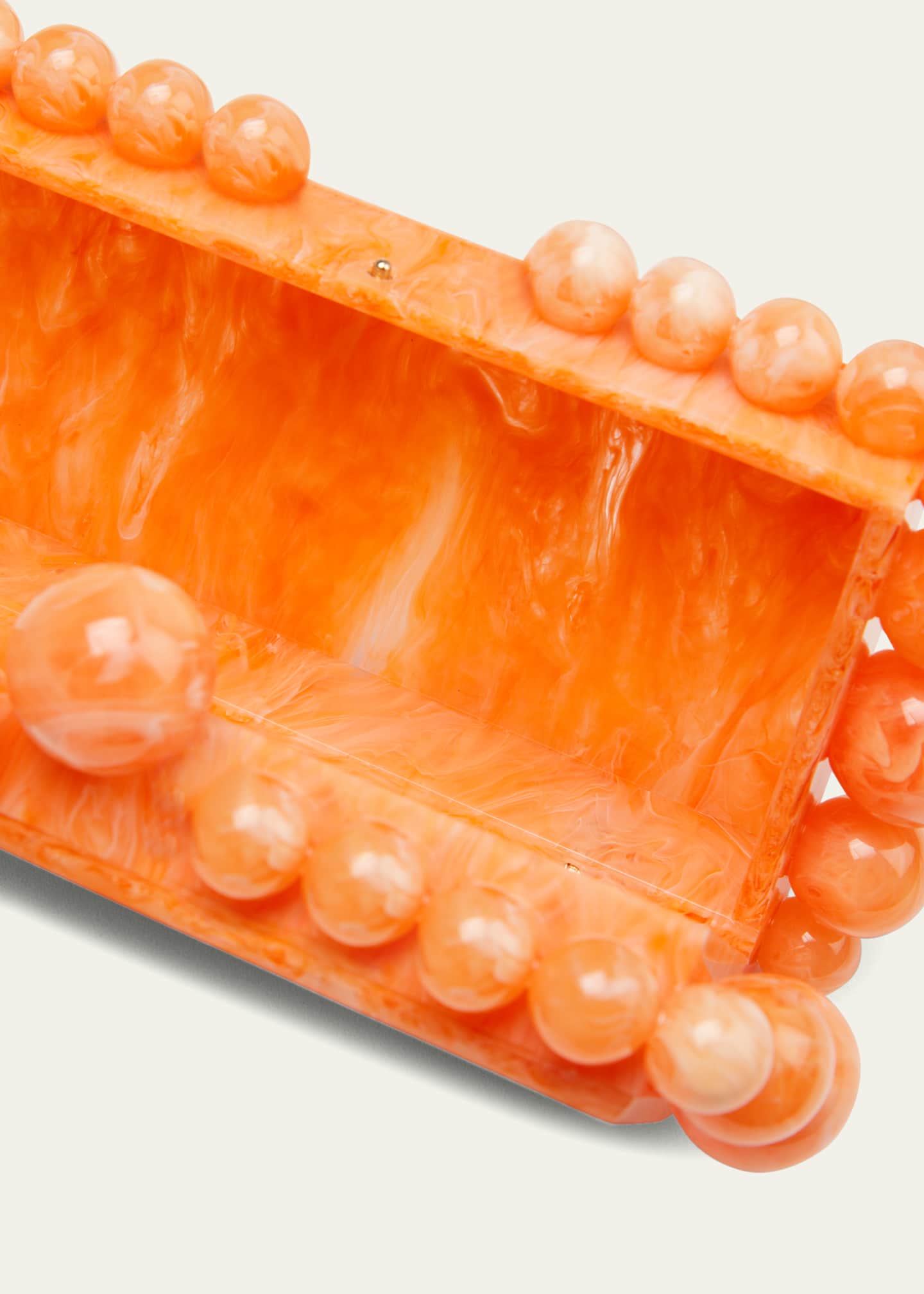 Cult Gaia Eos Beaded Acrylic Clutch Bag Bergdorf Goodman