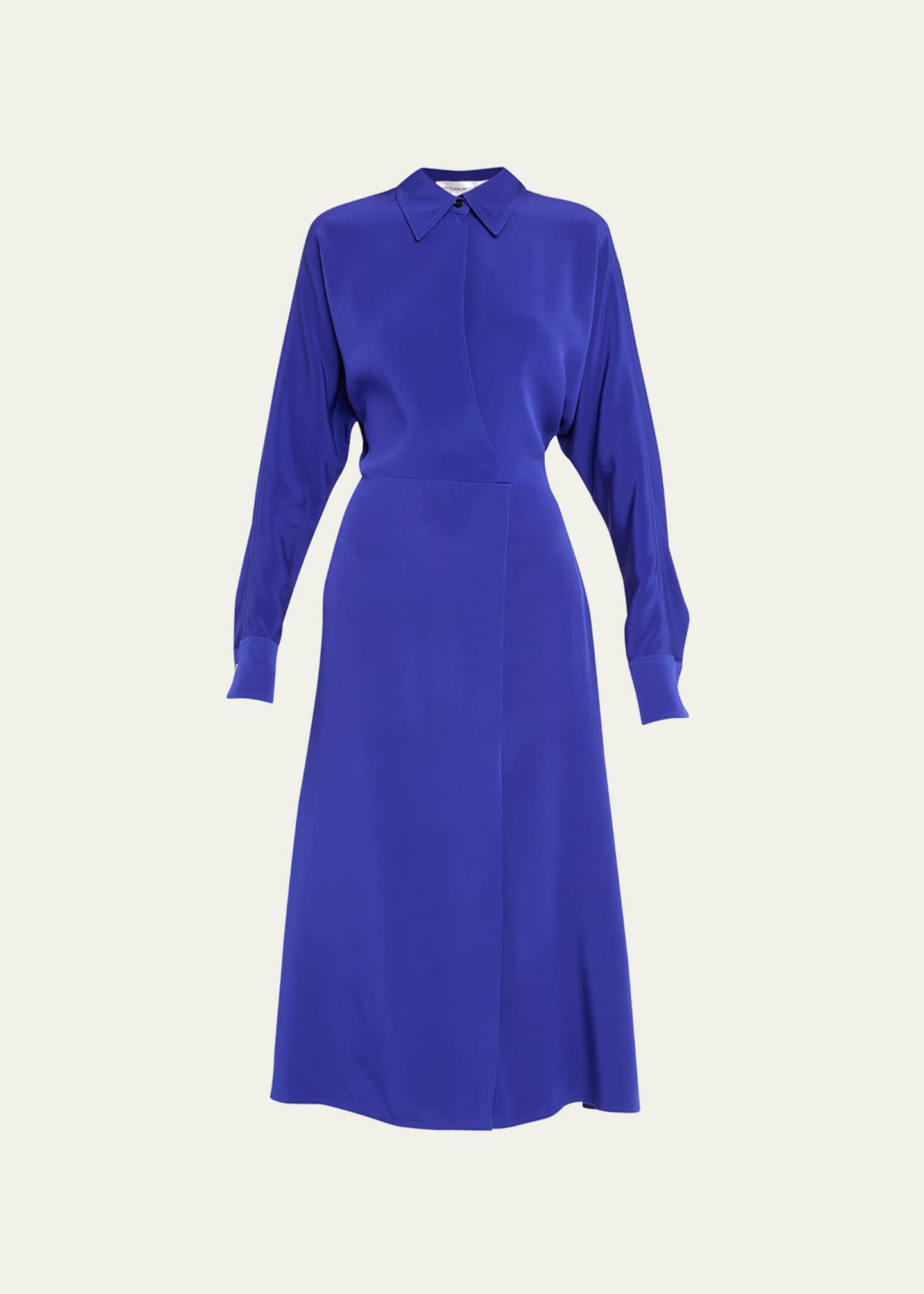 Victoria beckham wrap deals front dress