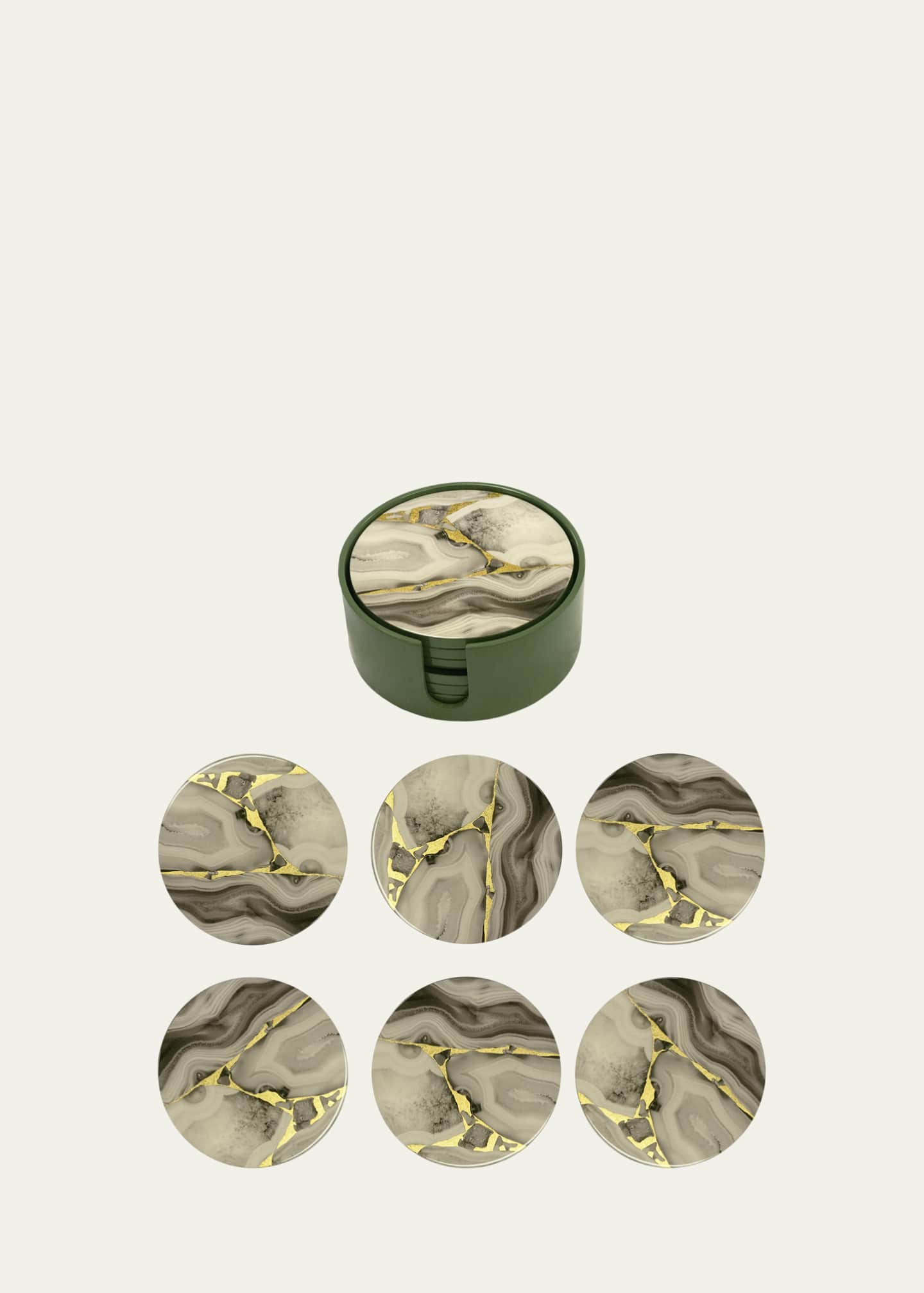 Grey stone coasters store