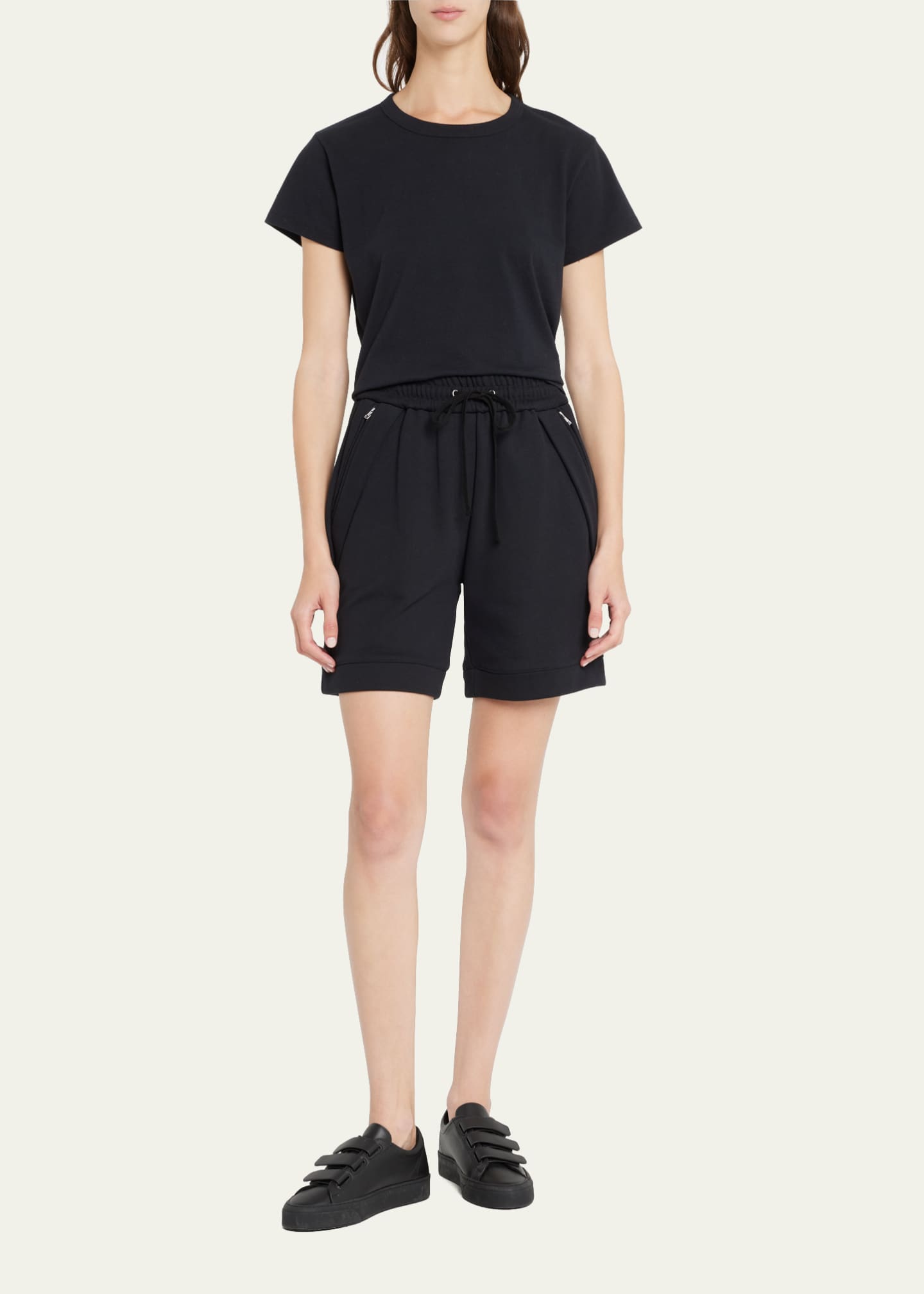 LESET Margo ShortSleeve Cotton Crewneck Tee Bergdorf Goodman