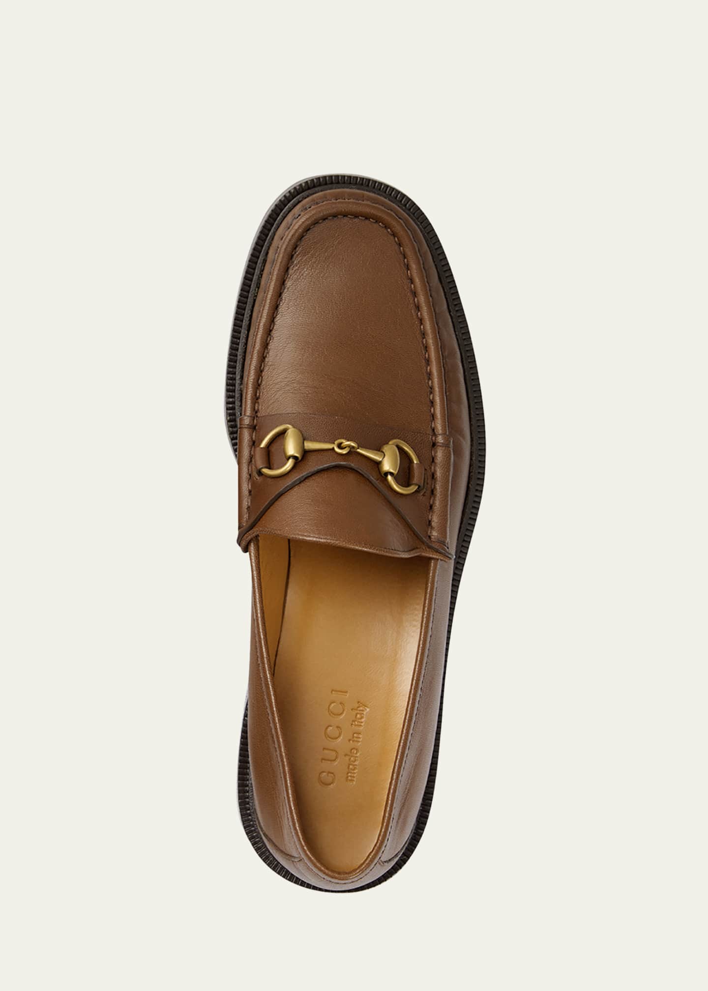 Gucci Men's Horsebit 1953 Leather Loafers Image 4 of 4