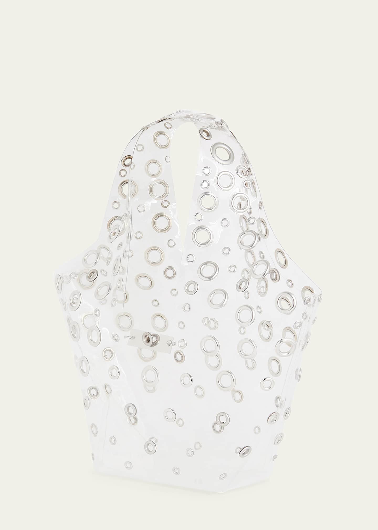 Paco Rabanne Small Grommet Plexi TopHandle Bag Bergdorf Goodman