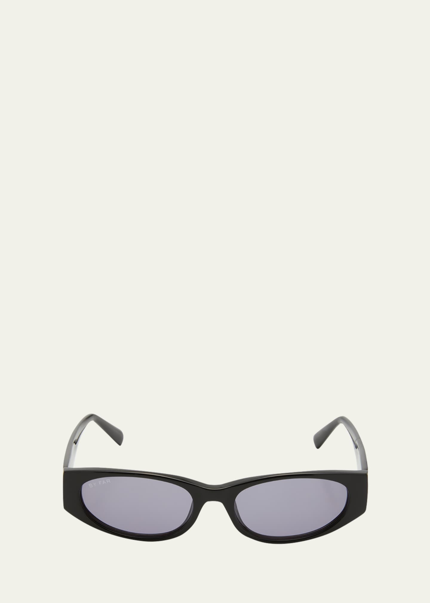 BY FAR Rodeo Round Acetate Sunglasses - Bergdorf Goodman