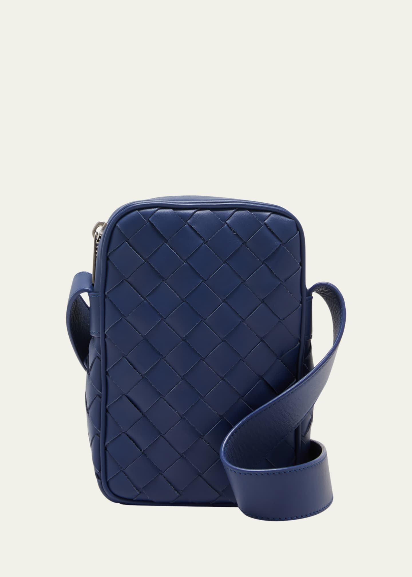 BOTTEGA VENETA Intrecciato Leather Phone Pouch