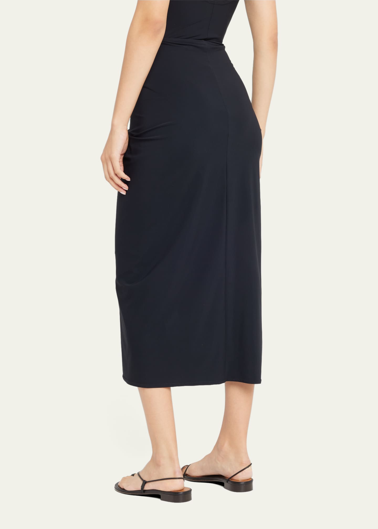 Karla Colletto Basics Waist-Tie Sarong Coverup Image 3 of 5