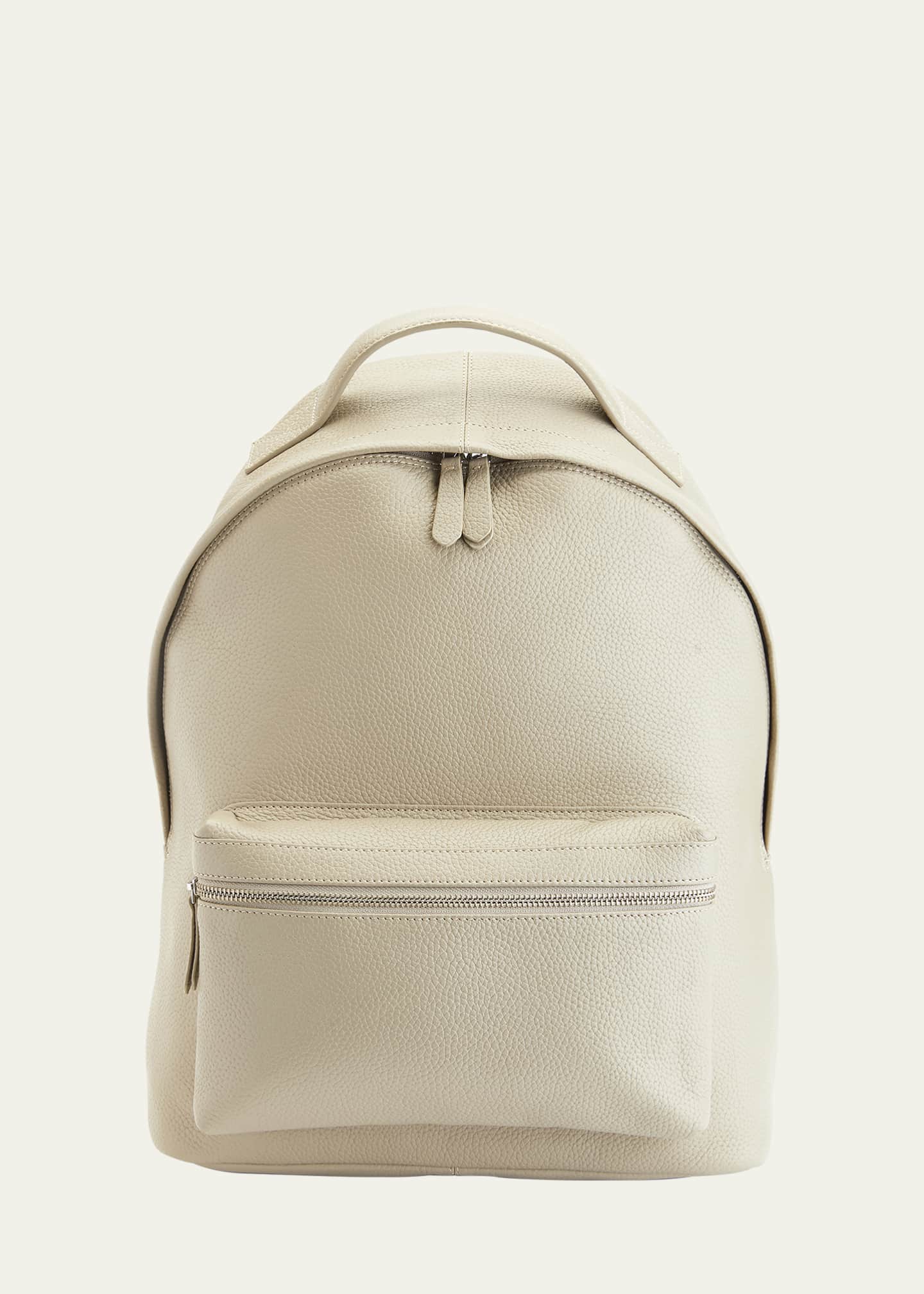 ROYCE New York Monogrammed Leather 13" Laptop Backpack Image 1 of 2
