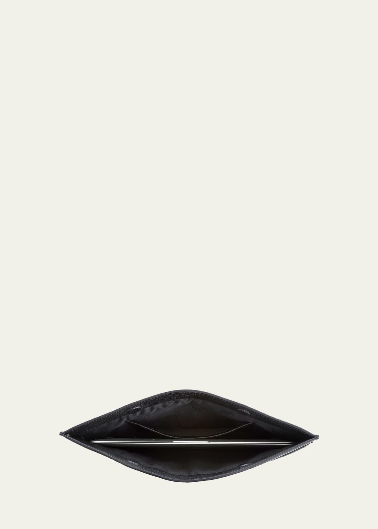 ROYCE New York Personalized Leather 13" Laptop Sleeve Image 3 of 3