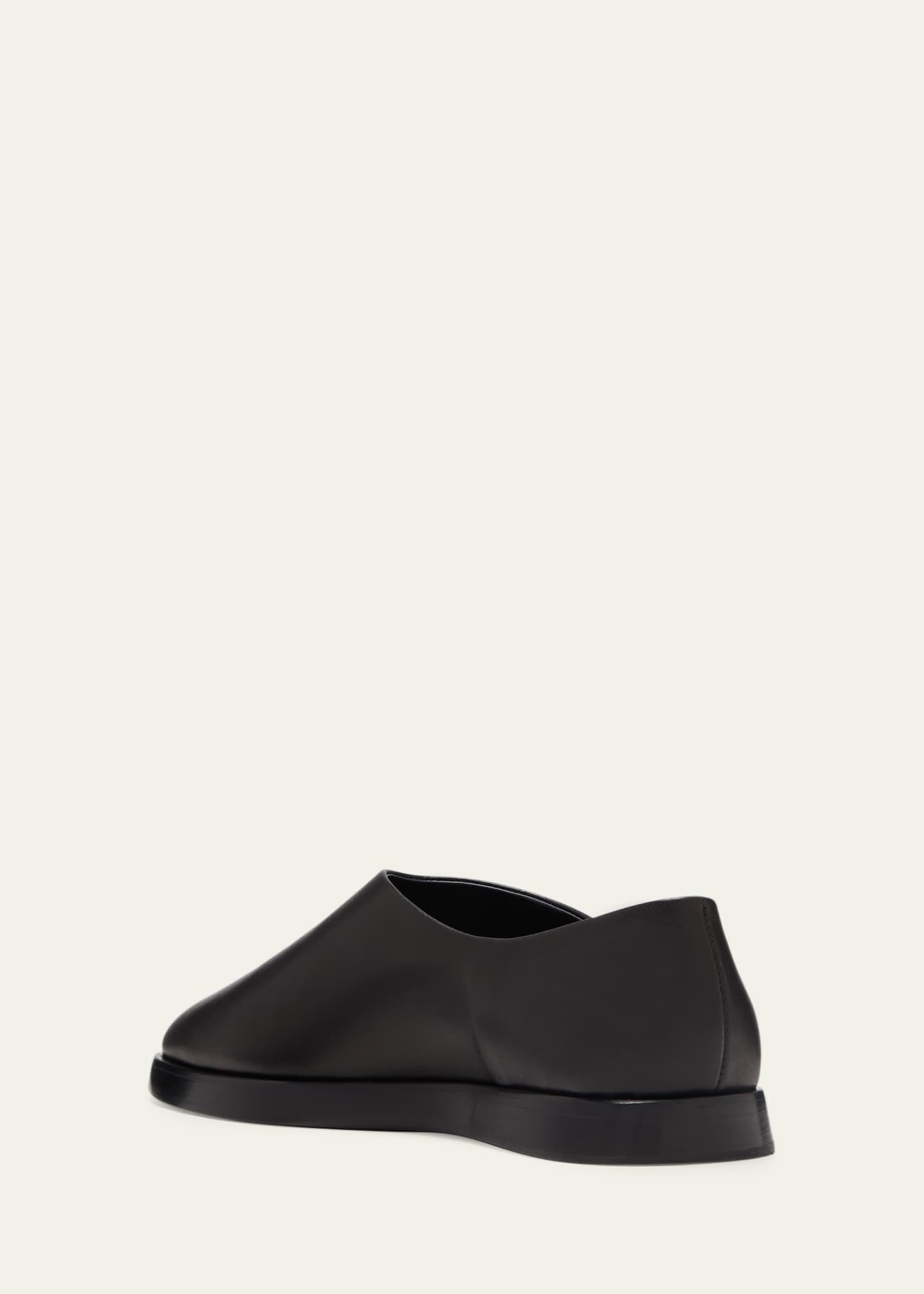 Fear Of God Men Beige Mules With Logo Patch On The Back And Elasticized Heel In Suede Man