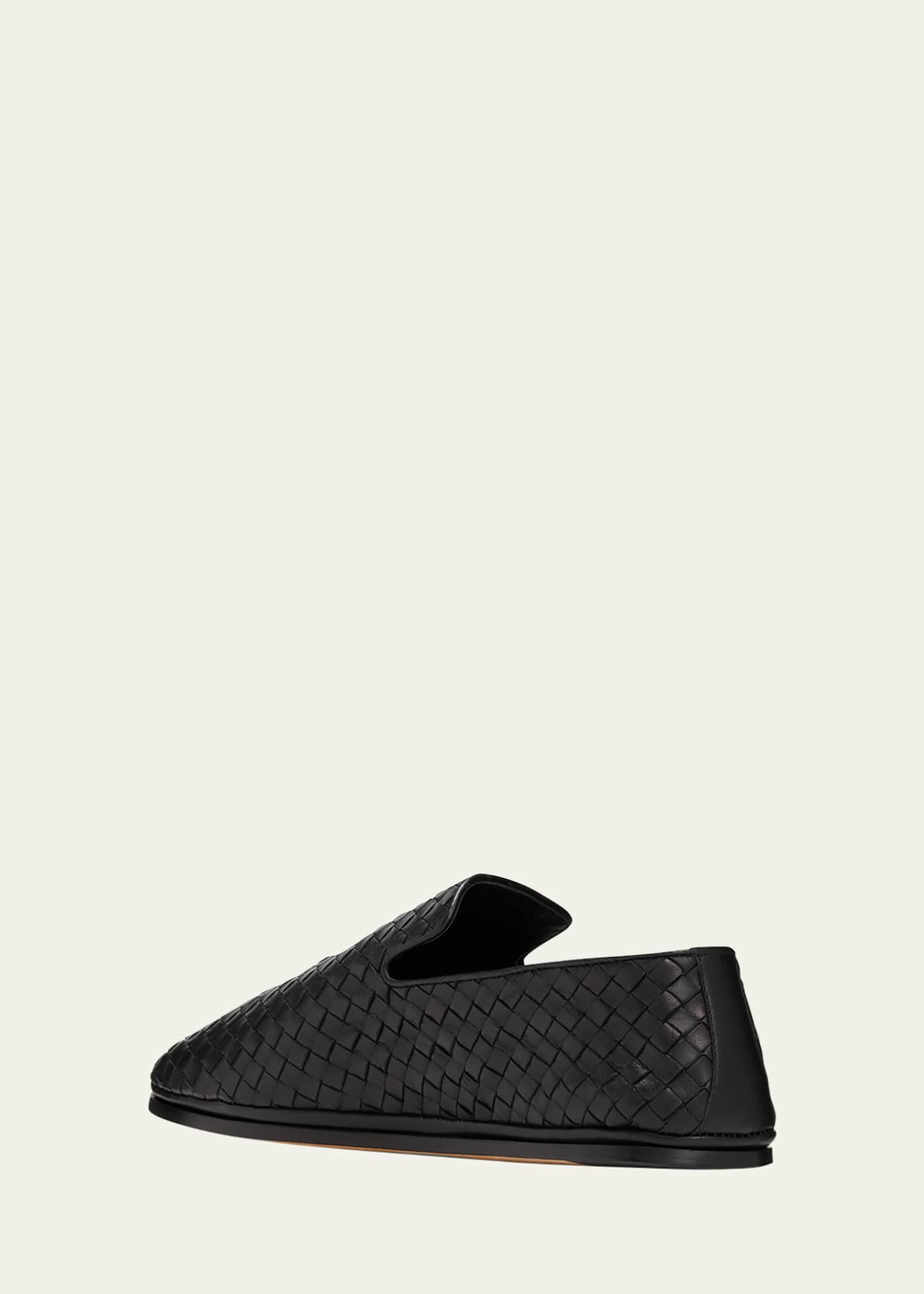 Bottega Veneta Men s Intrecciato Leather Slippers