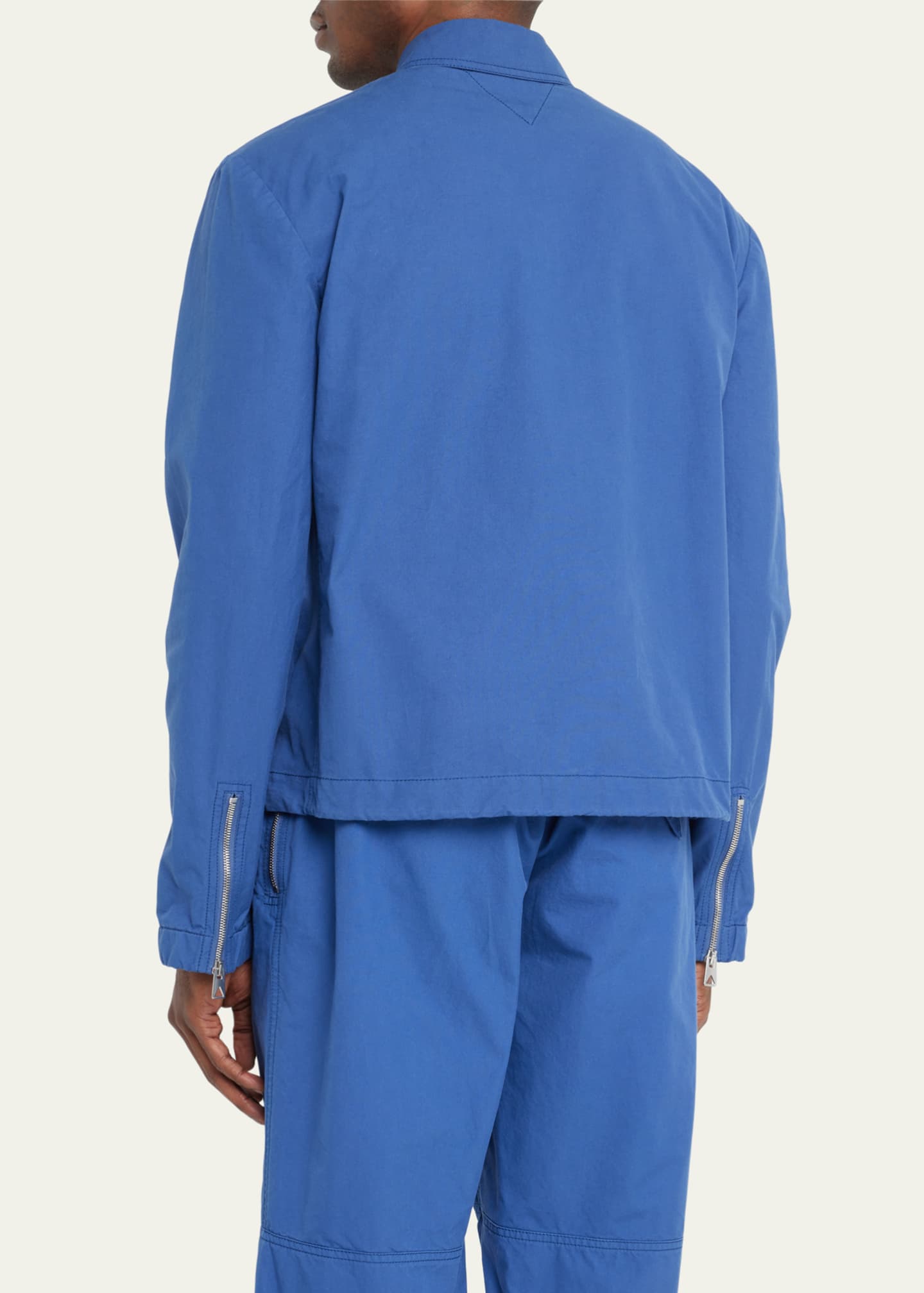 Bottega Men's Compact Cotton Canvas Jacket Bergdorf Goodman