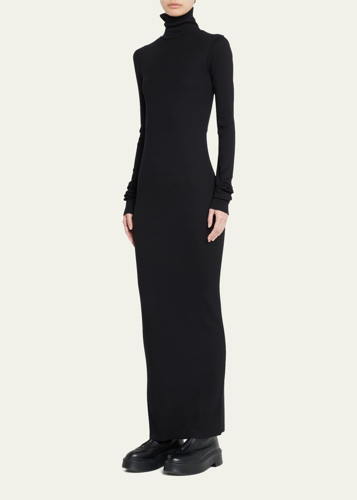 Eterne Long-Sleeve Turtleneck Maxi Dress Image 4 of 5