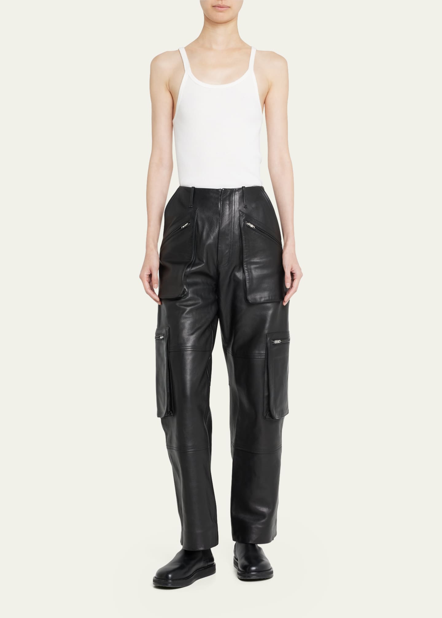 Cropped Rib Tank Top
