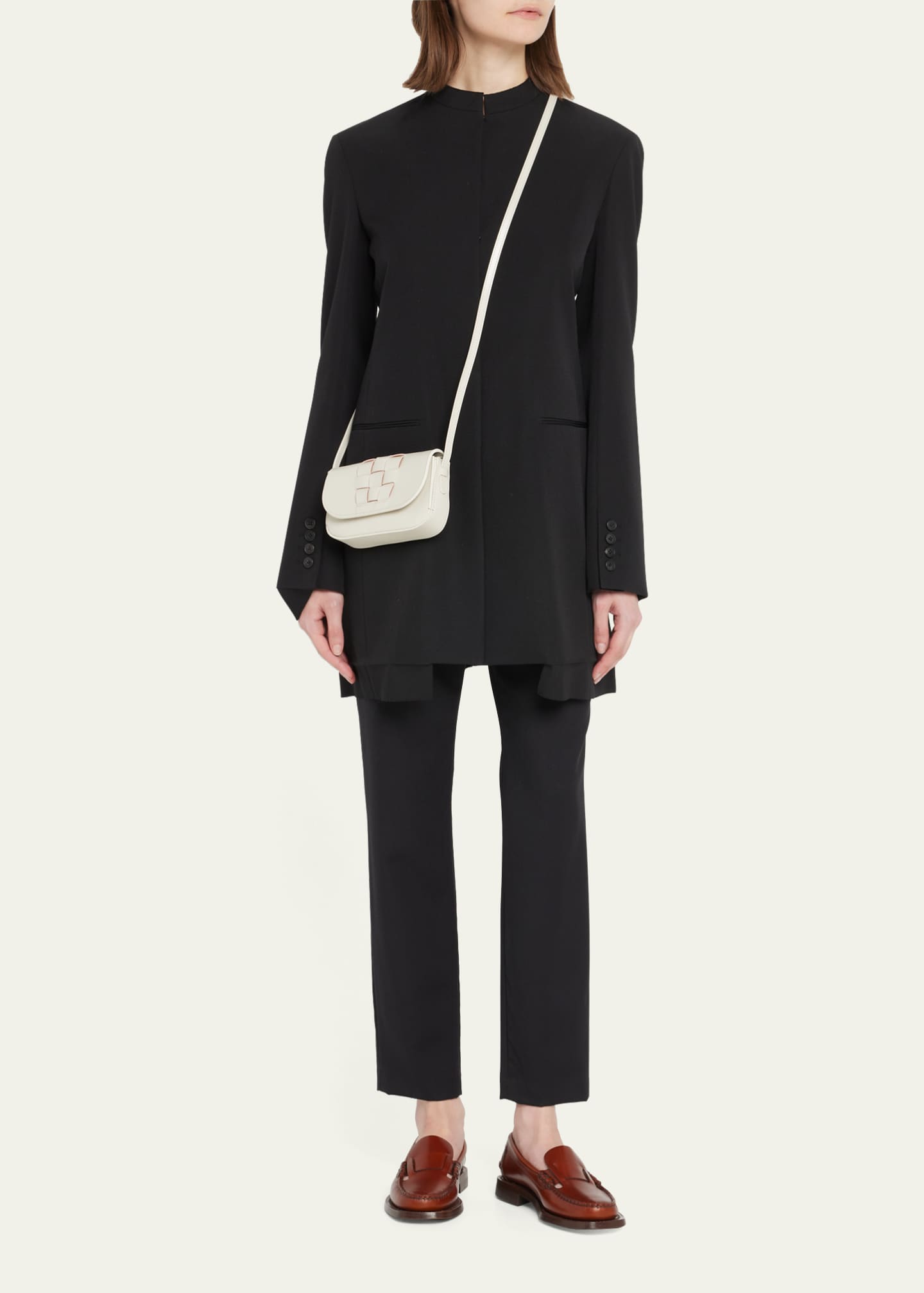 HEREU Sinia Mini Woven Leather Crossbody Bag - Bergdorf Goodman