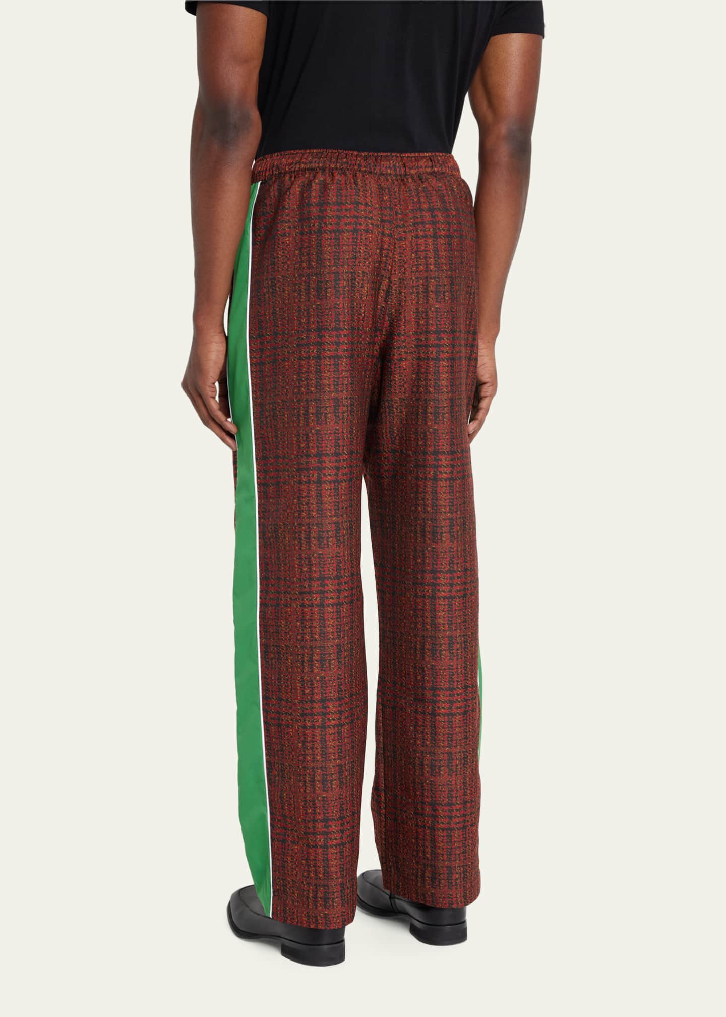 Ahluwalia Men's Plaid Side-Stripe Track Pants - Bergdorf Goodman
