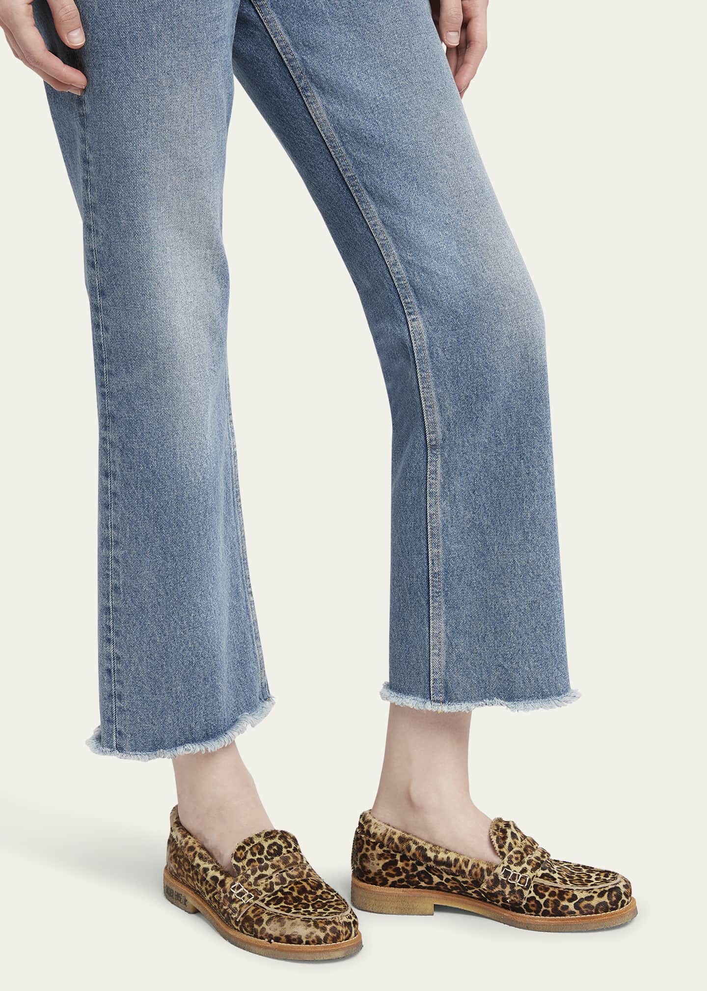 Golden Goose Jerry Leopard Penny Loafers - Bergdorf Goodman