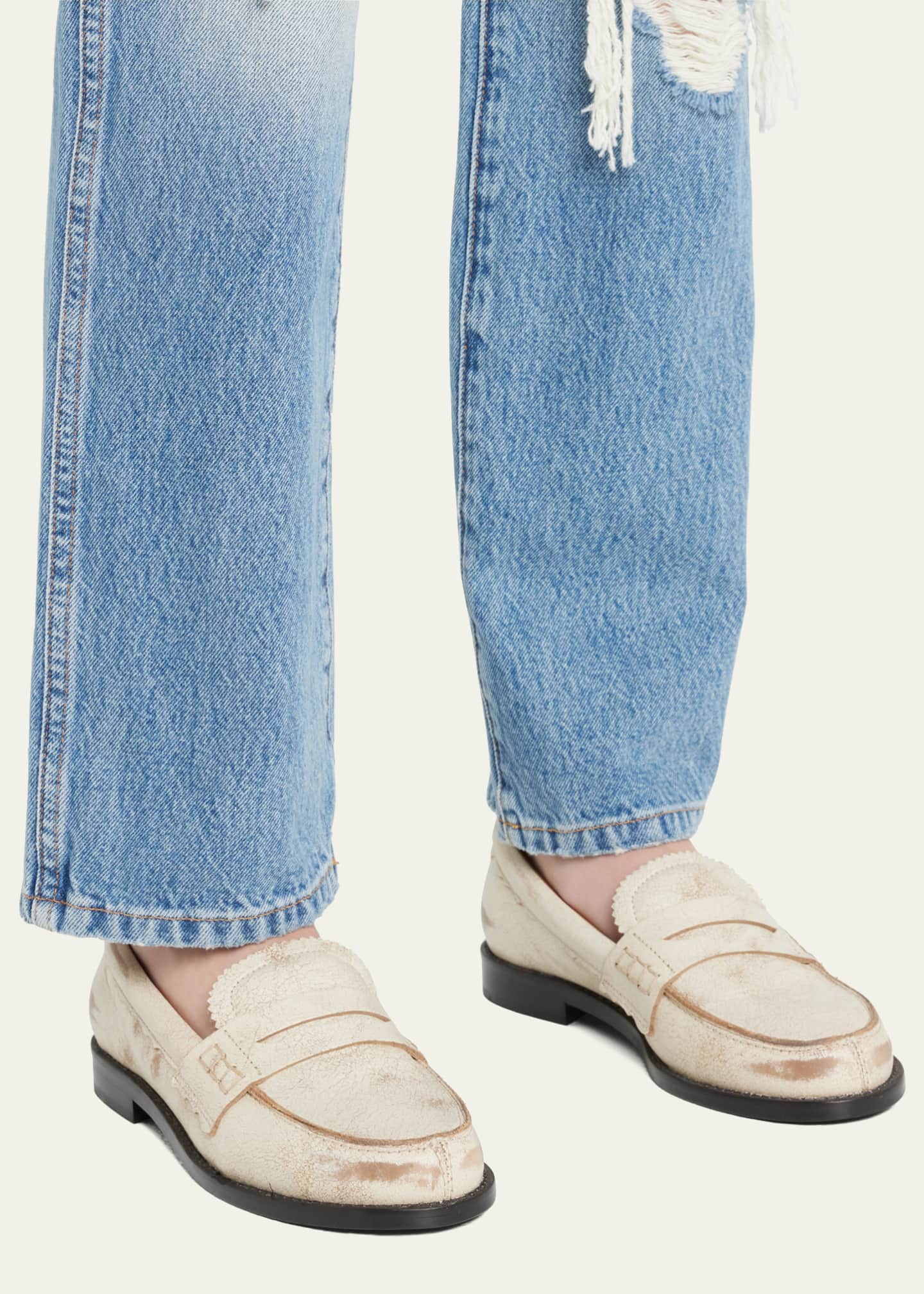 Golden Goose Jerry Rustic Penny Loafers Image 2 of 5