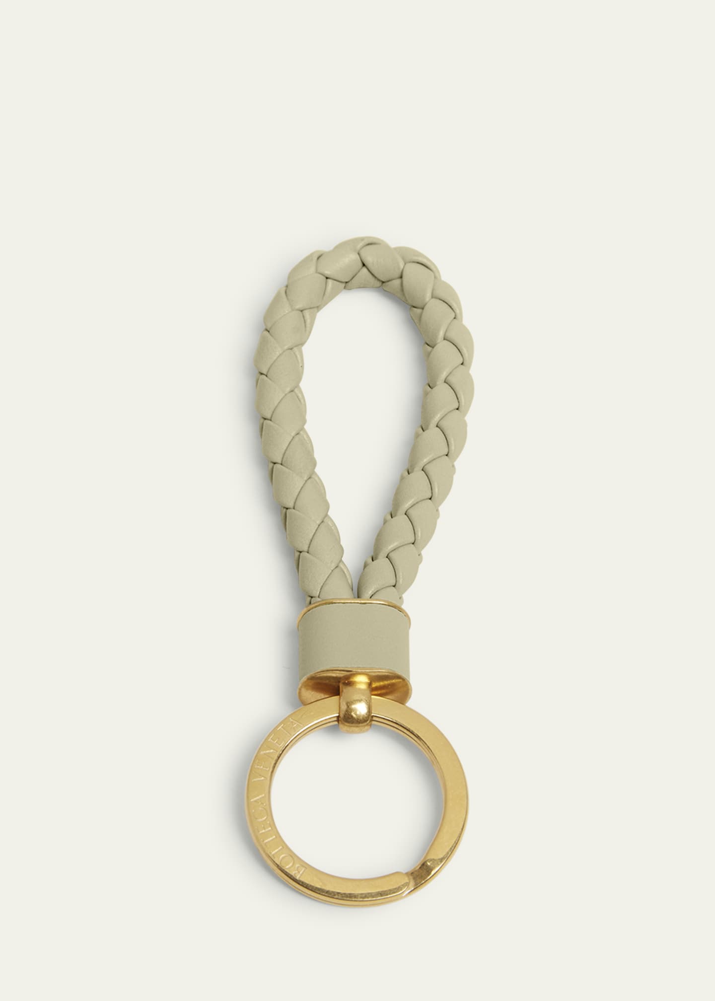 Bottega Veneta Intreccio Napa Lambskin Keychain Image 2 of 2