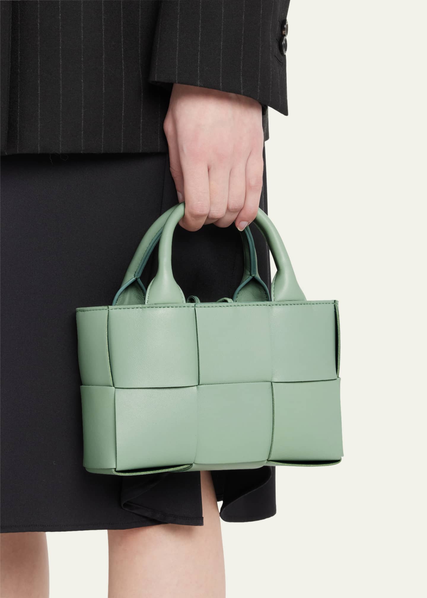 Bottega Veneta Candy Arco Intreccio Napa Top-Handle Bag Image 2 of 5