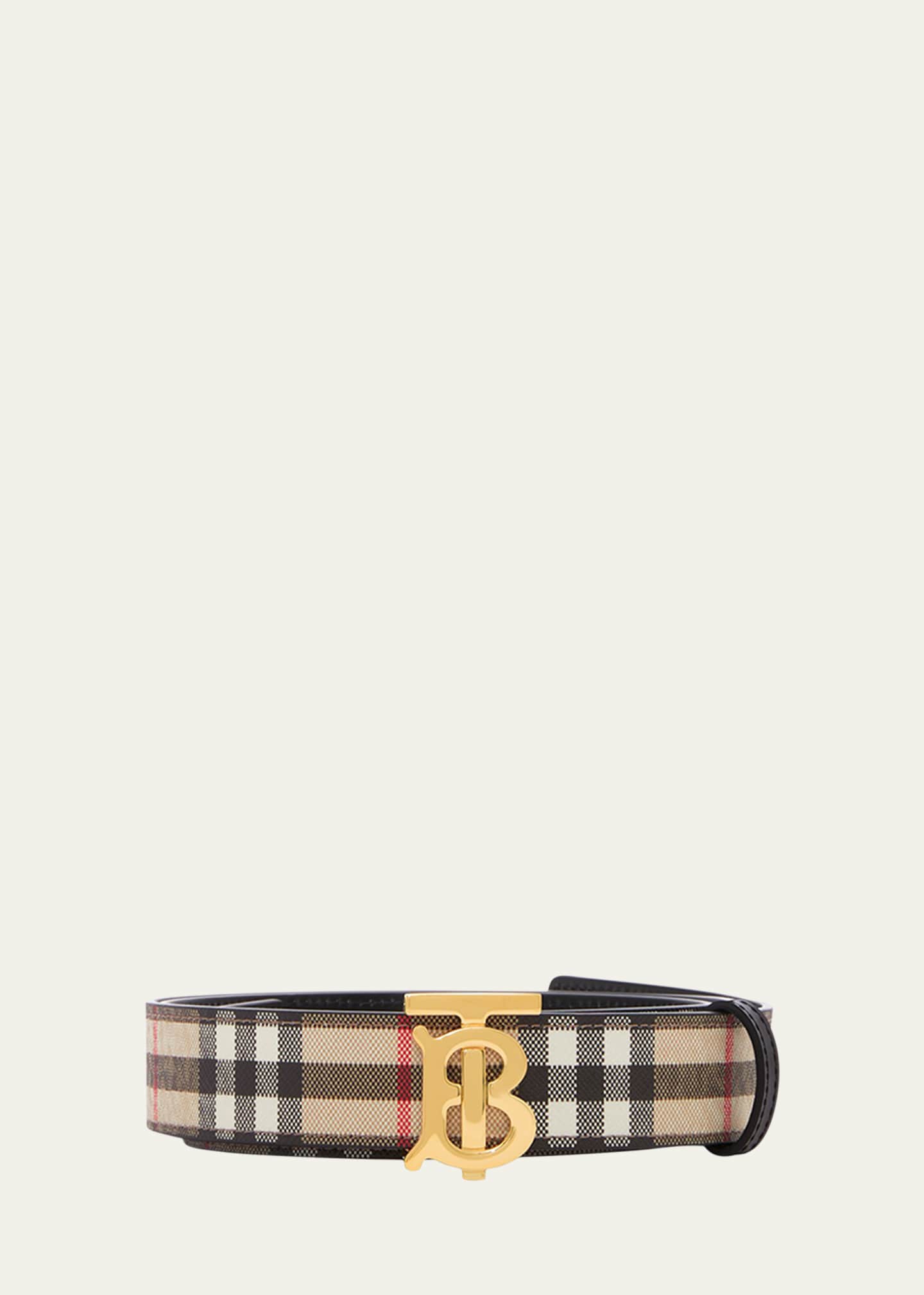 Burberry store canvas belt