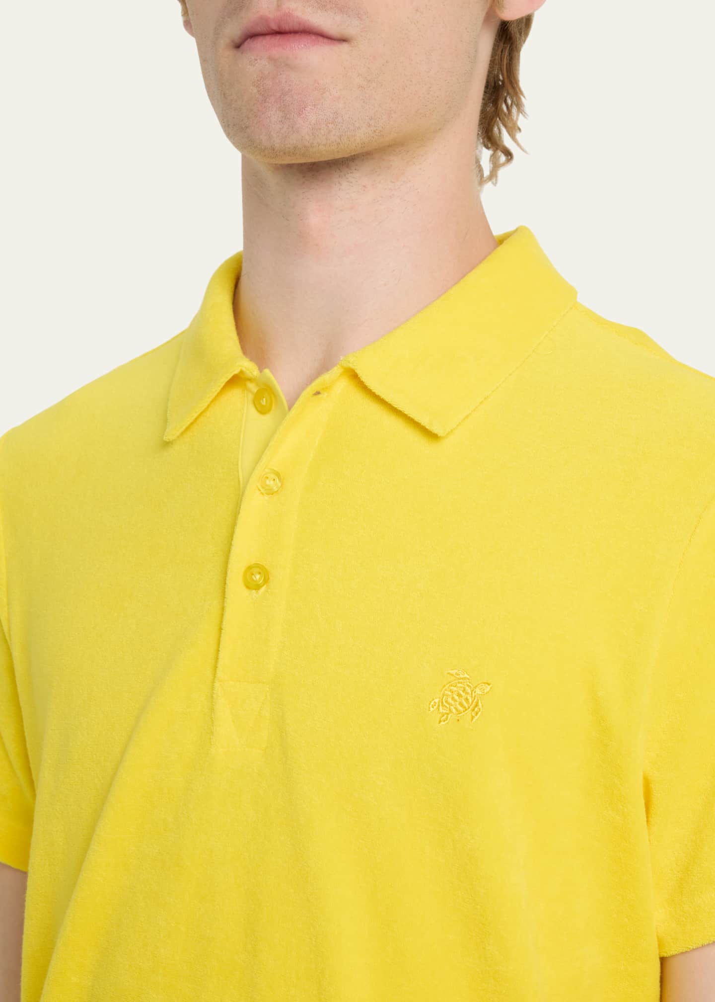 Vilebrequin Men's Organic Terry Polo Shirt Image 5 of 5